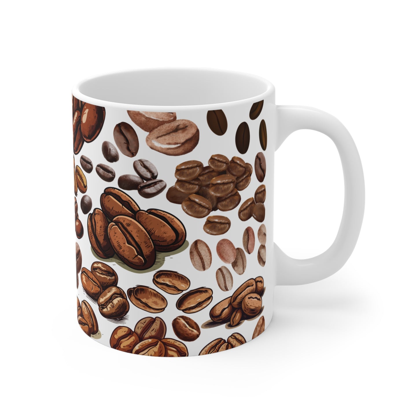 Coffee beans coffee mugs 11oz