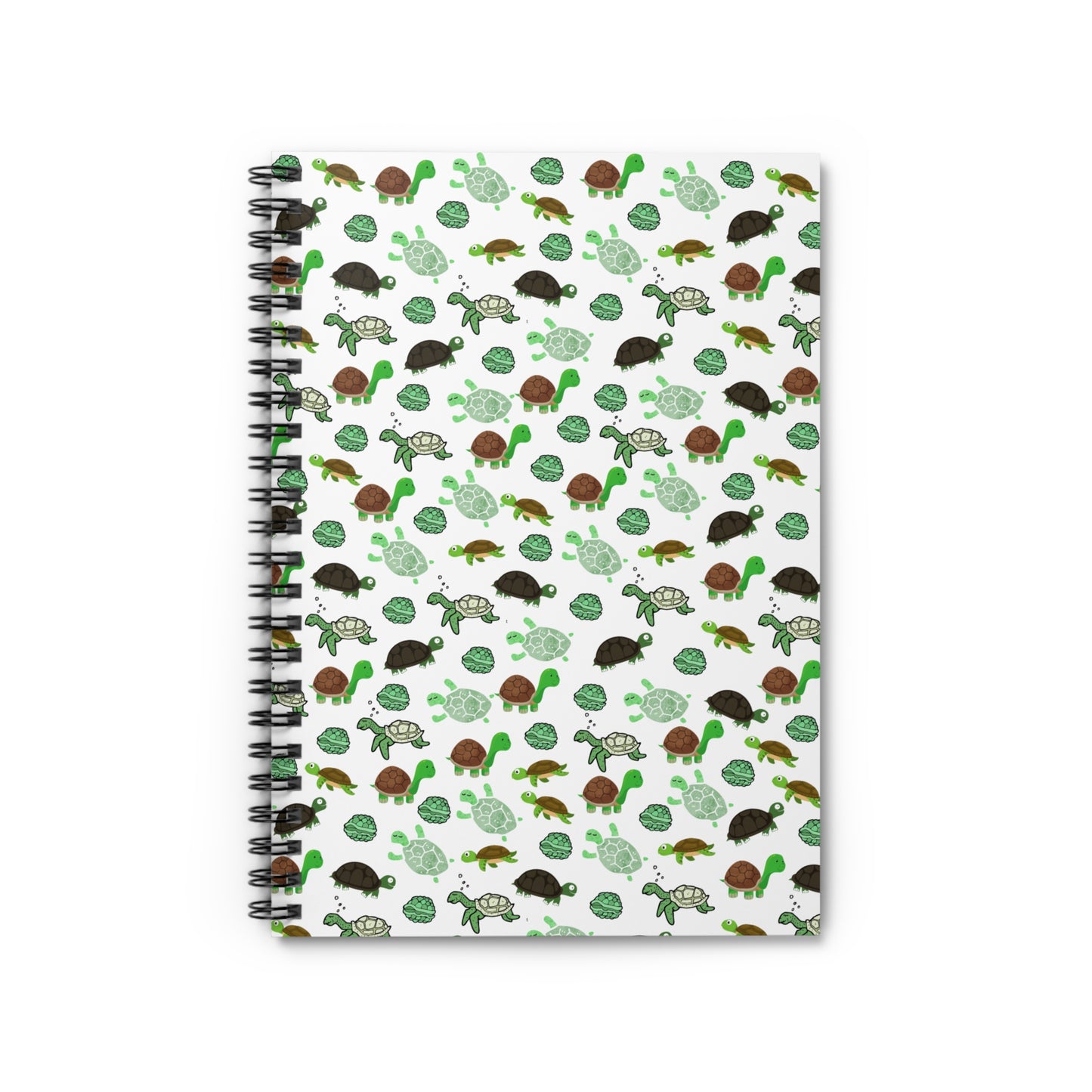 Turtle spiral notebook- ruled line