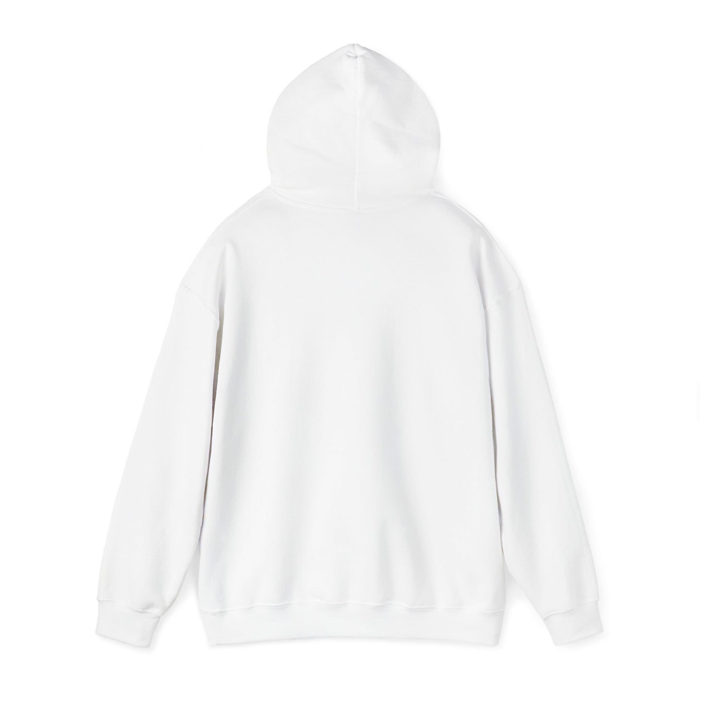 Two small hearts on chest hooded sweatshirt