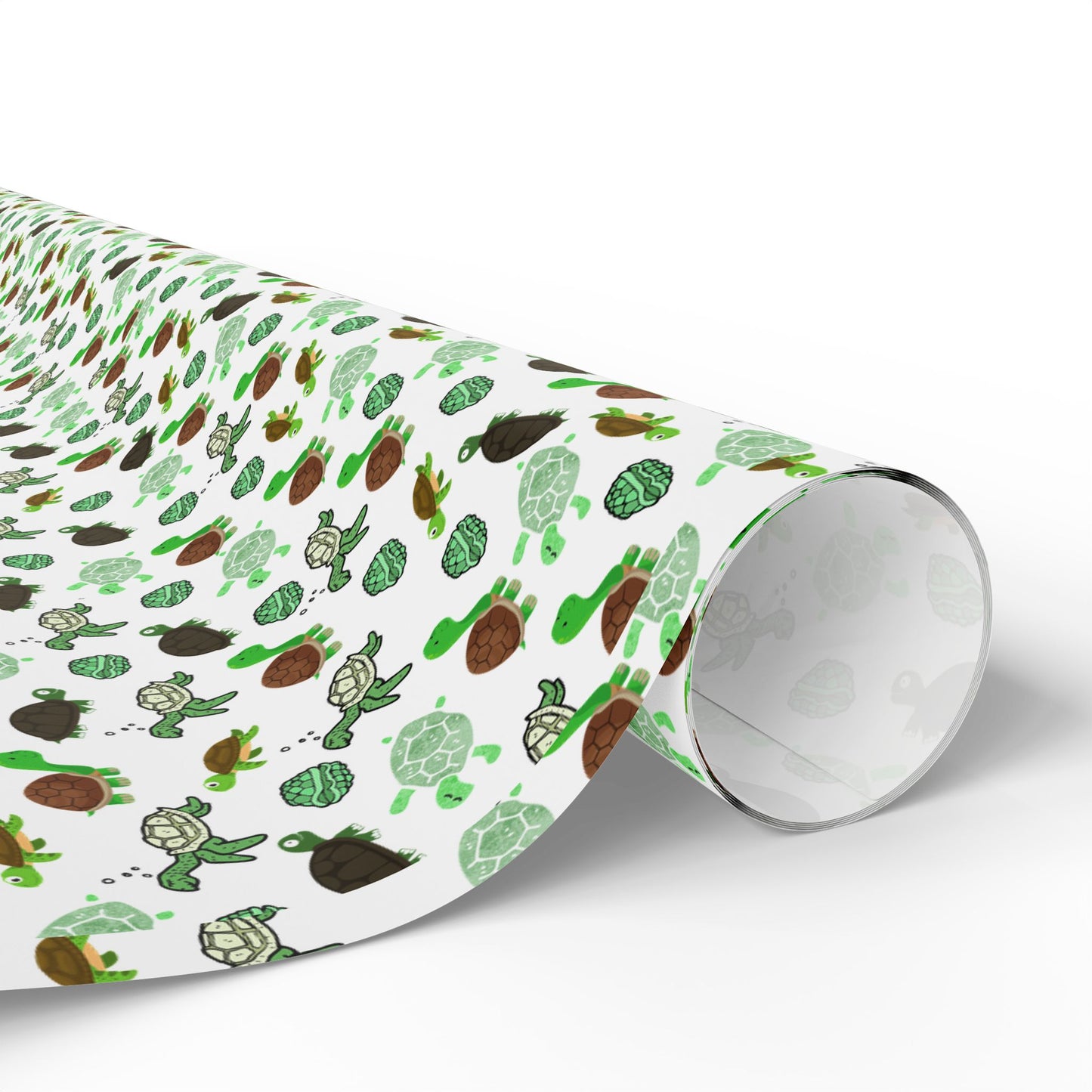 All over print turtle wrapping paper