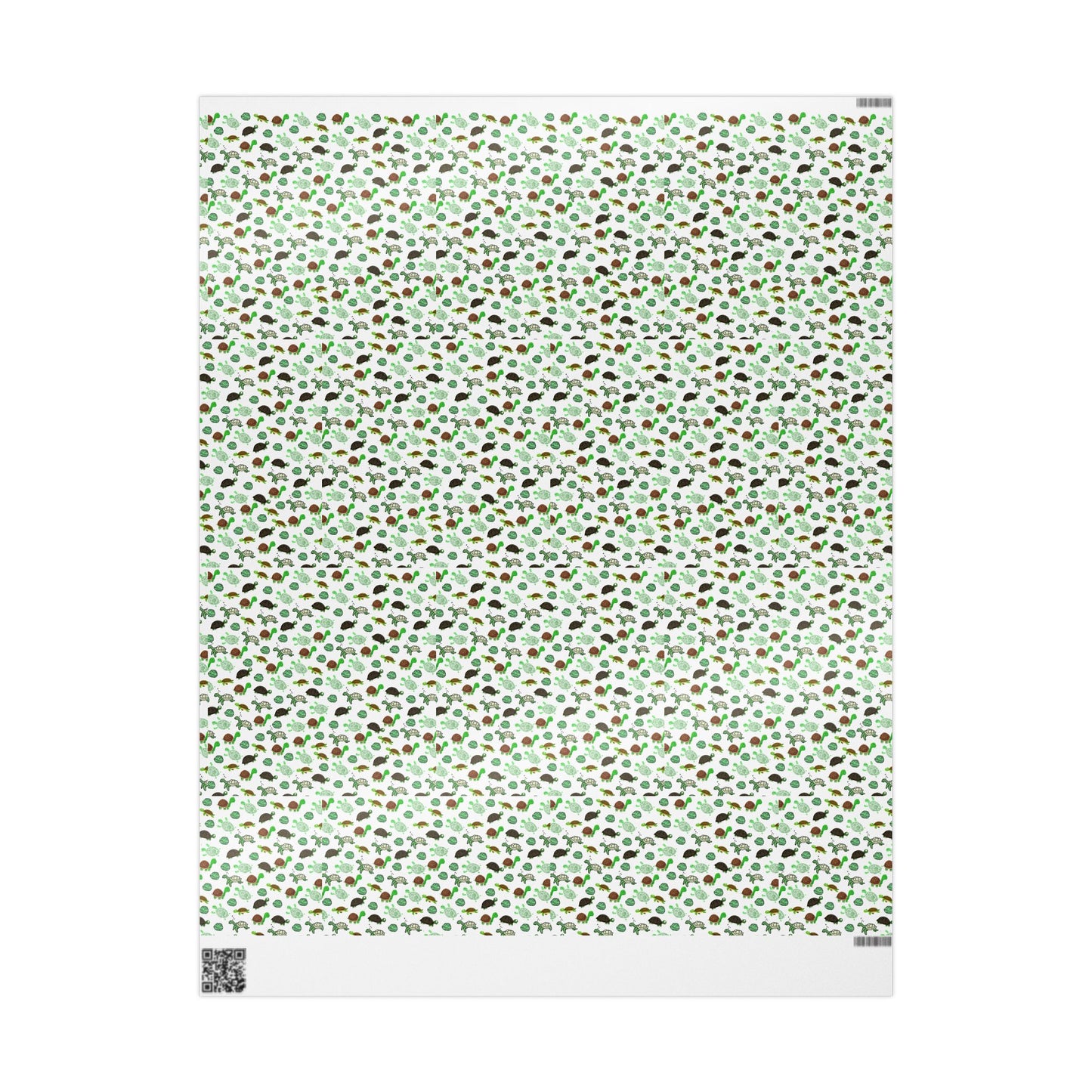 All over print turtle wrapping paper