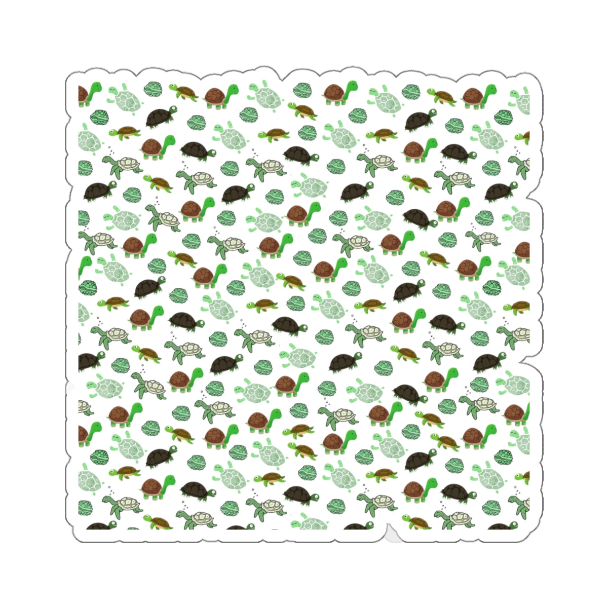 Sea turtles Kiss-Cut Stickers