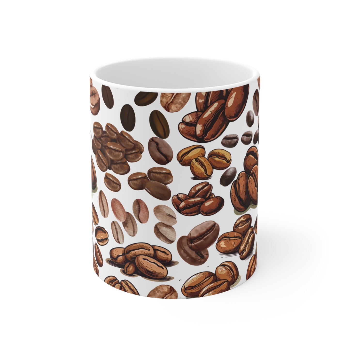 Coffee beans coffee mugs 11oz