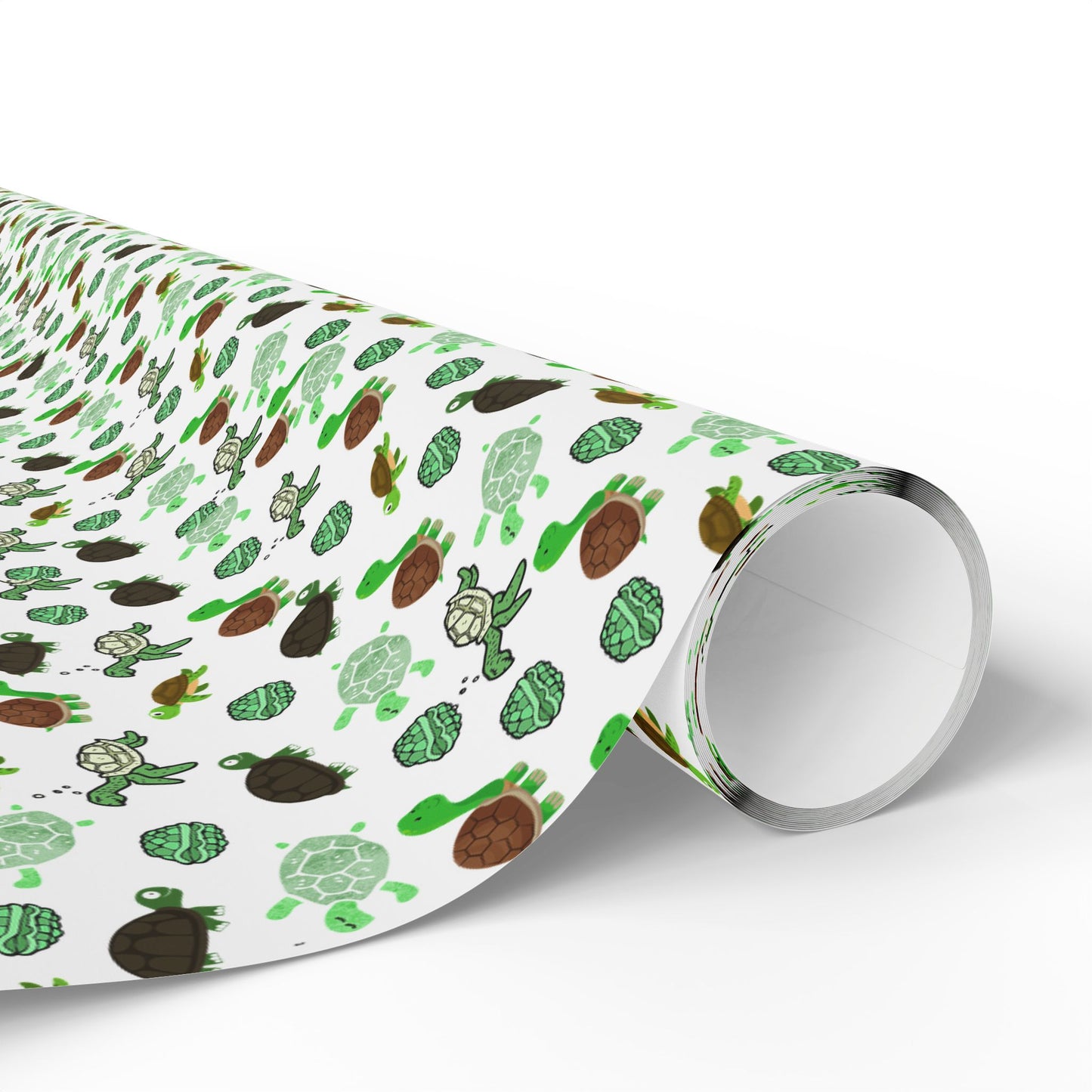 All over print turtle wrapping paper