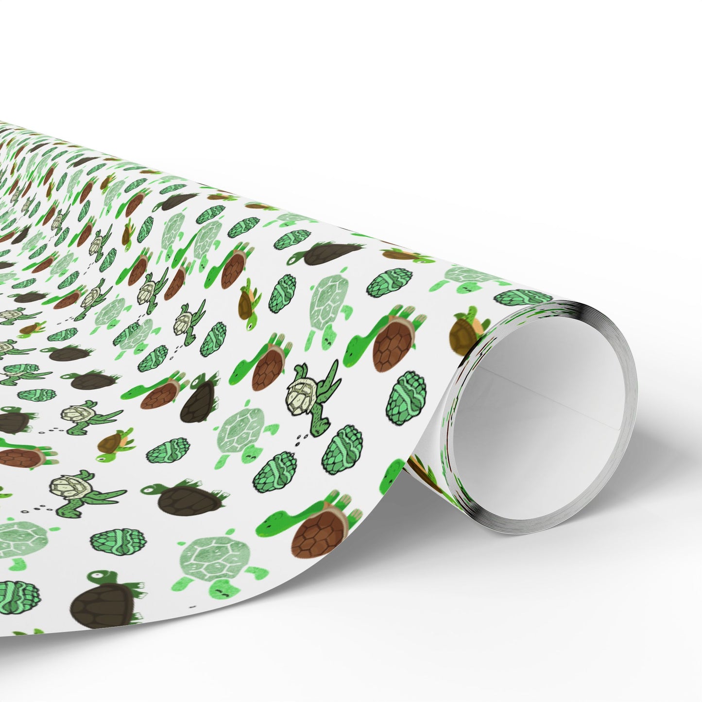 All over print turtle wrapping paper