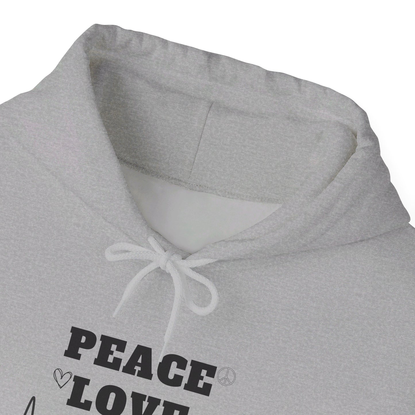 Peace love and coffee hooded sweatshirt