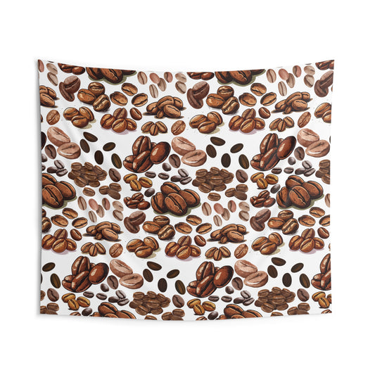 Coffee beans tapestries indoor decor