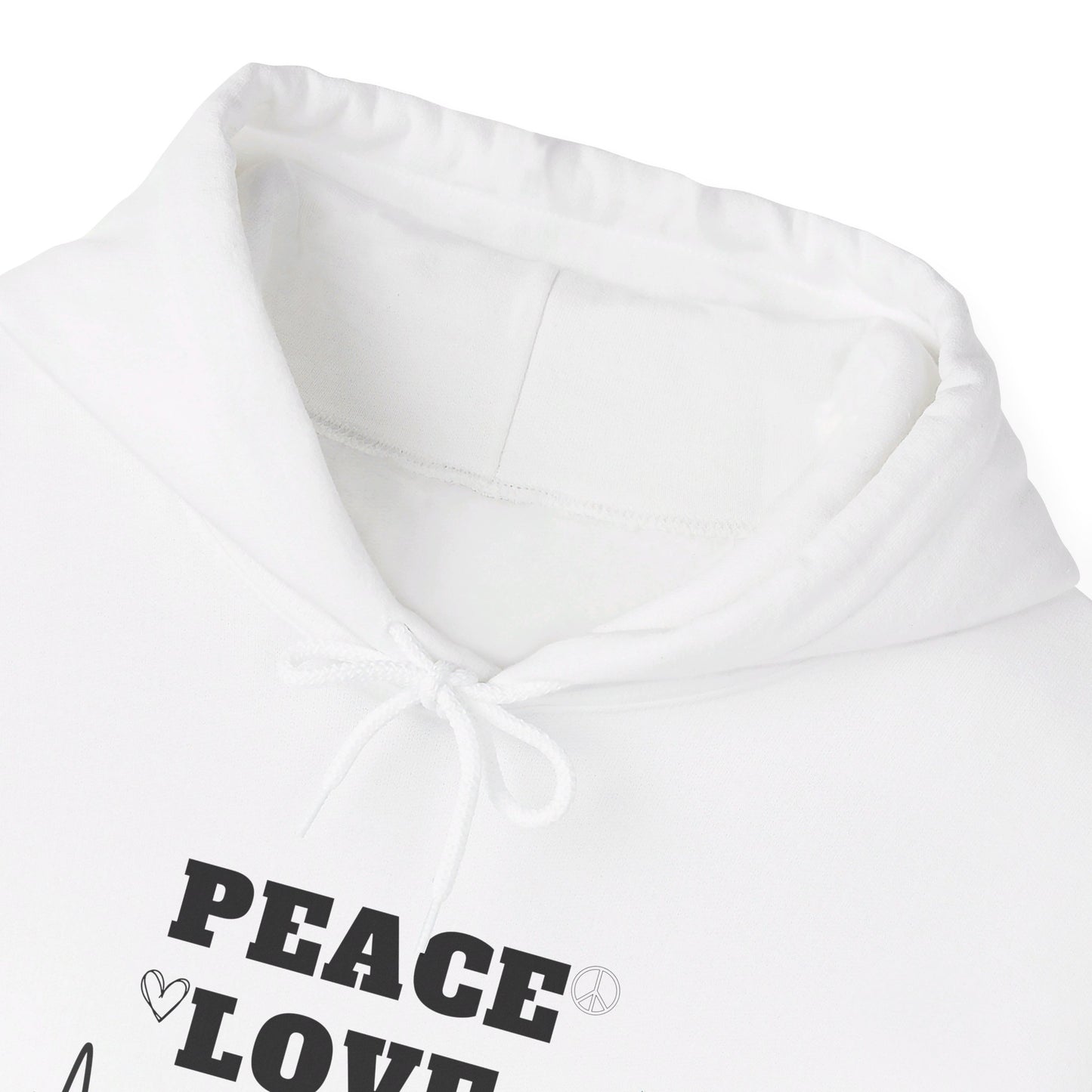 Peace love and coffee hooded sweatshirt