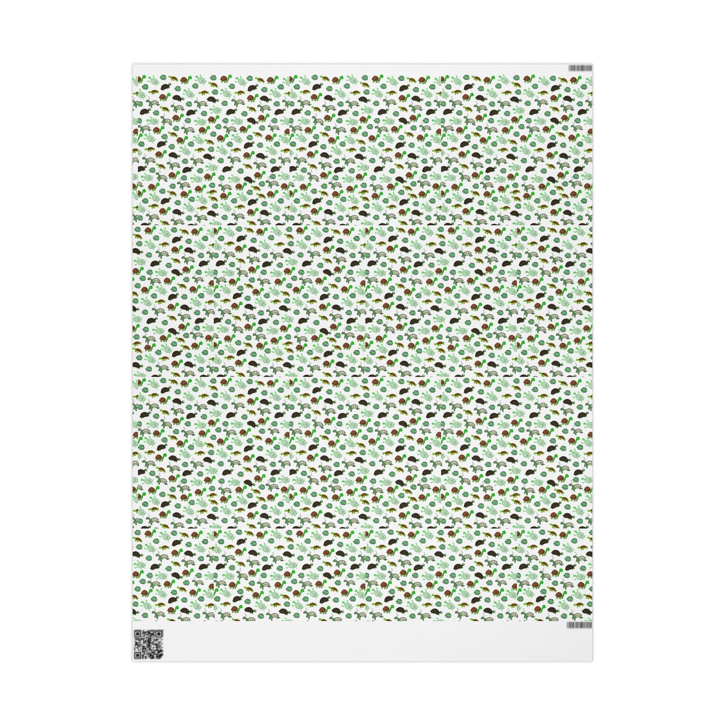 All over print turtle wrapping paper