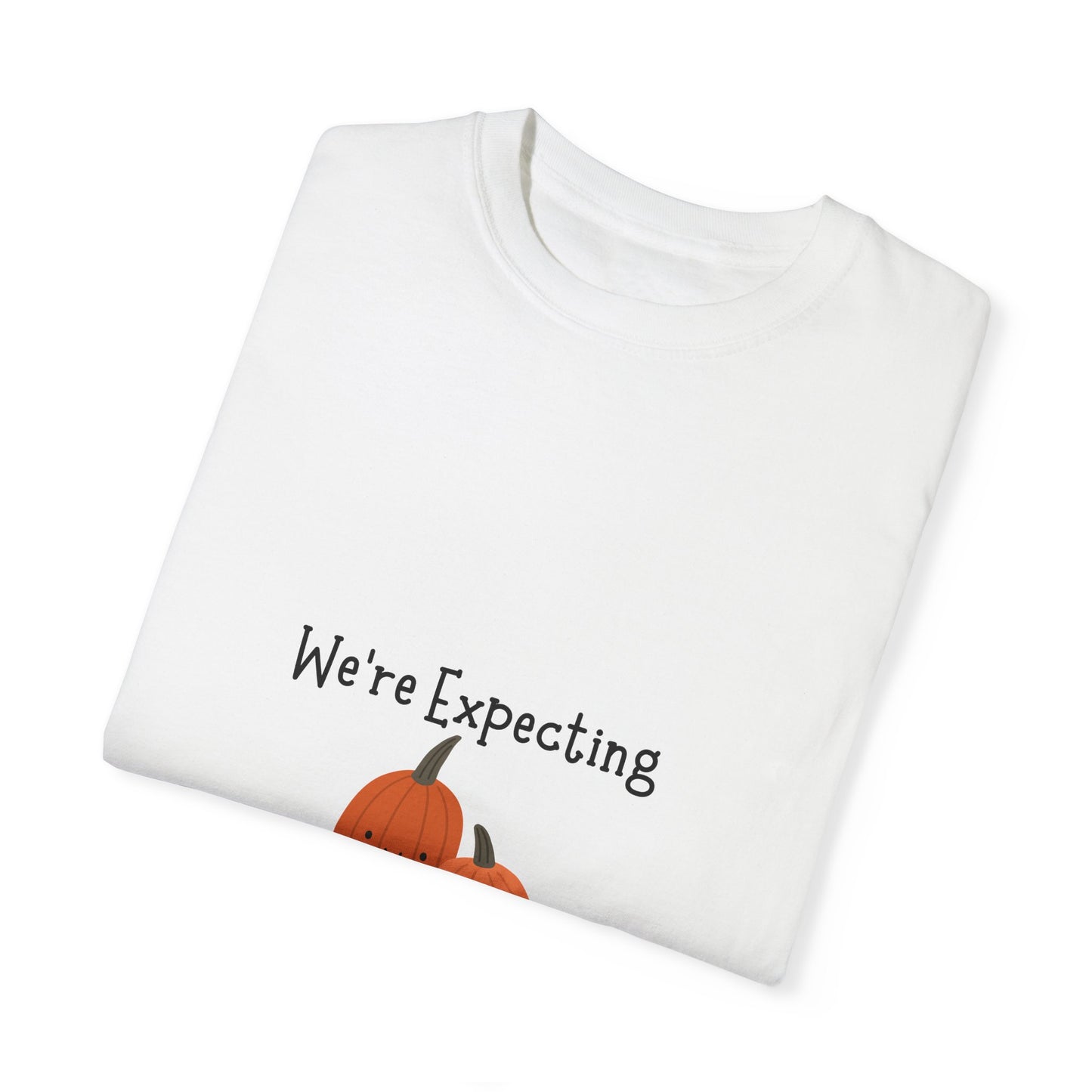 Halloween announcement T-shirt pregnancy reveal