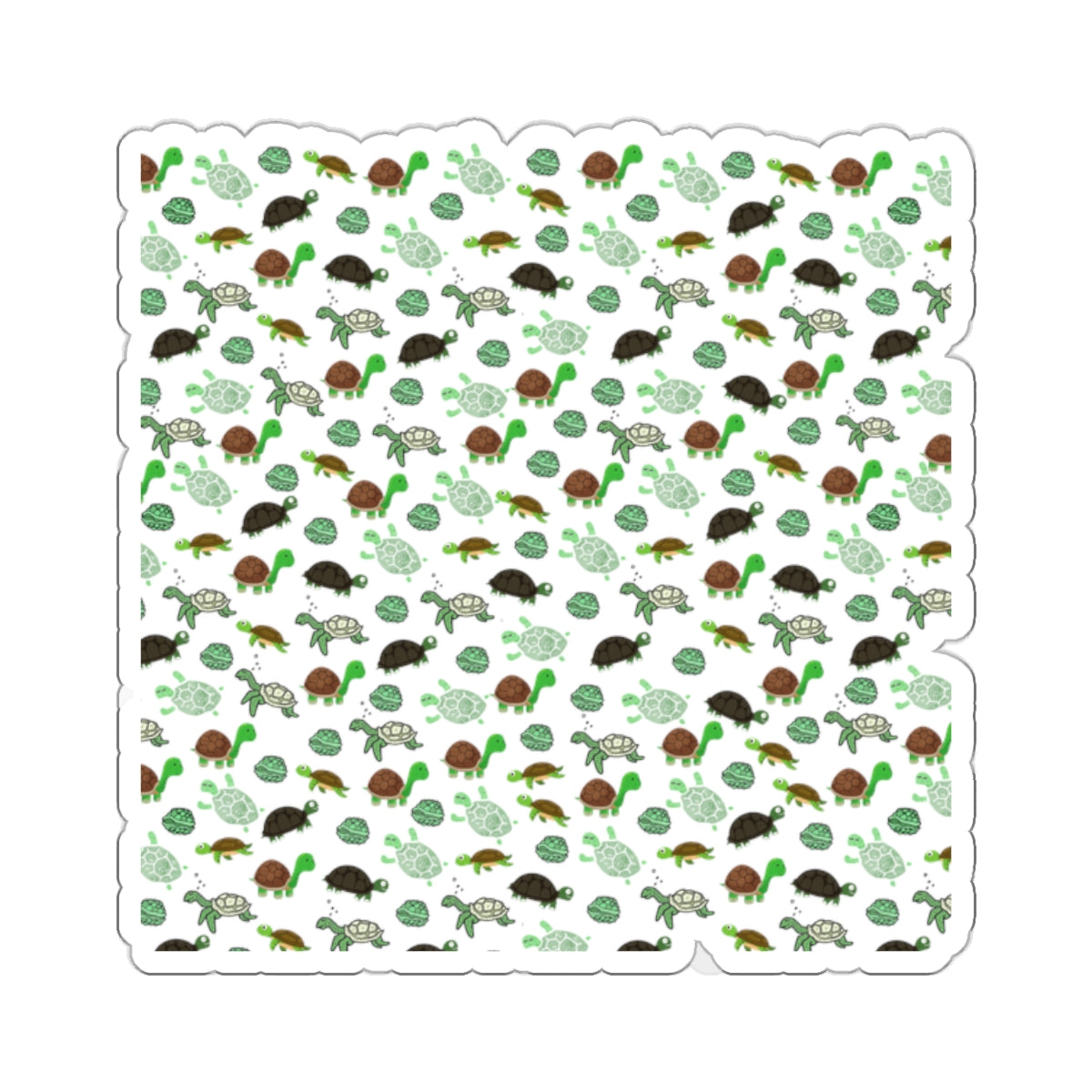 Sea turtles Kiss-Cut Stickers