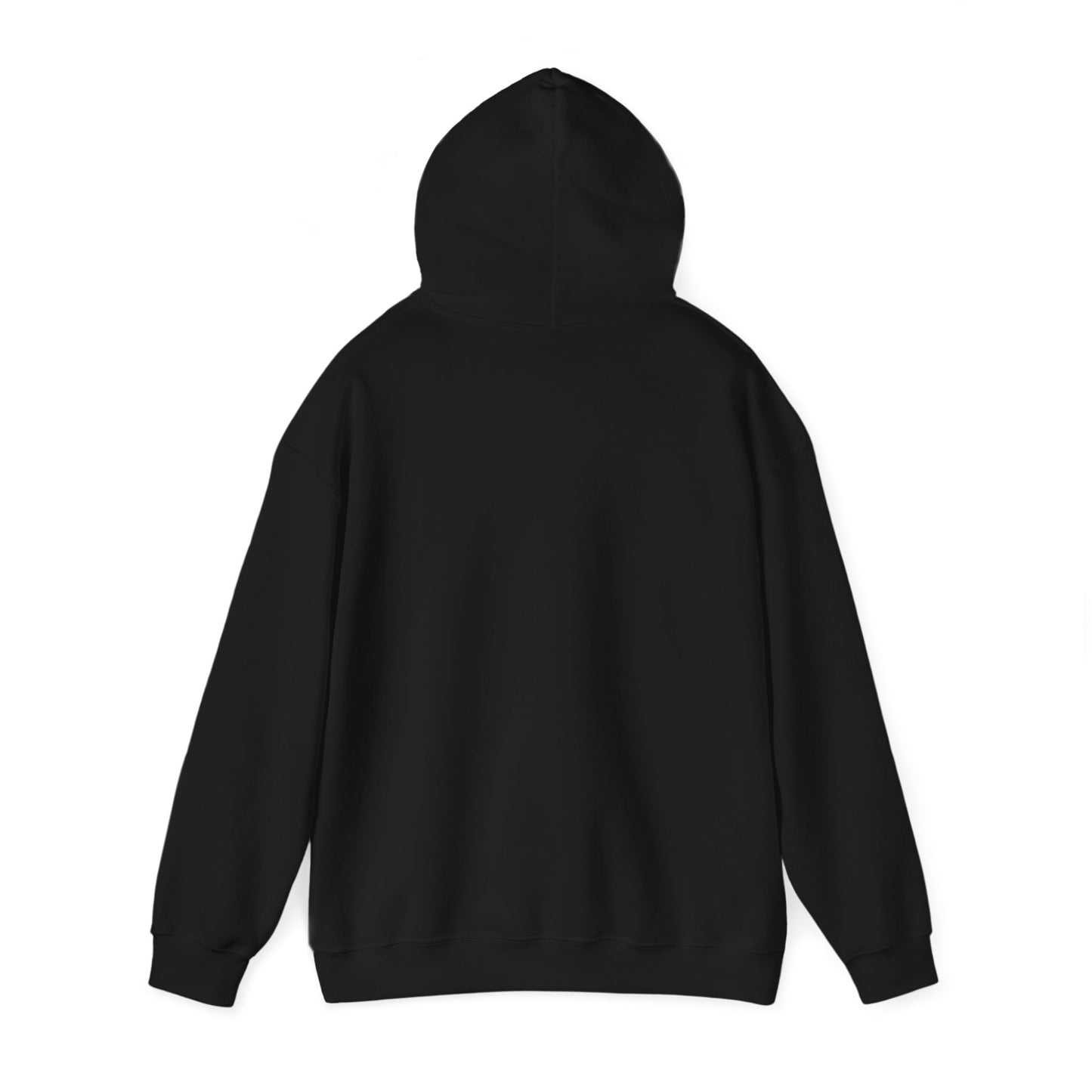 Two small hearts on chest hooded sweatshirt