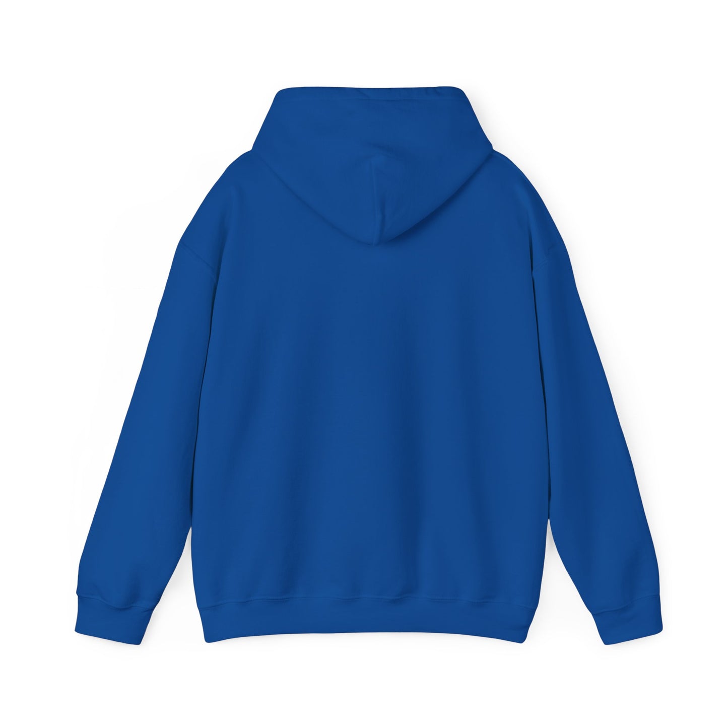 Two small hearts on chest hooded sweatshirt