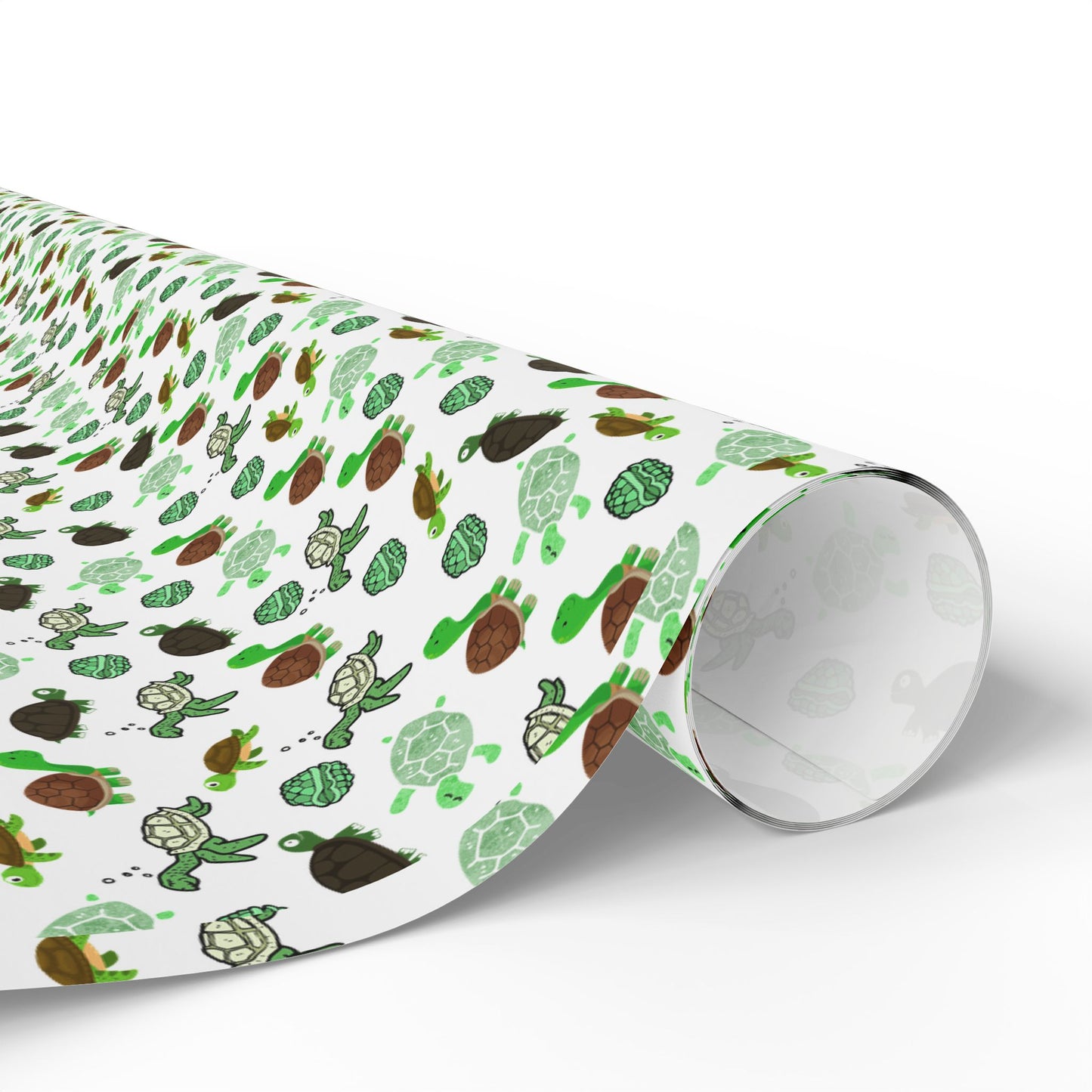 All over print turtle wrapping paper