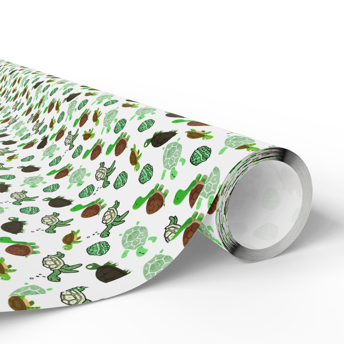 All over print turtle wrapping paper