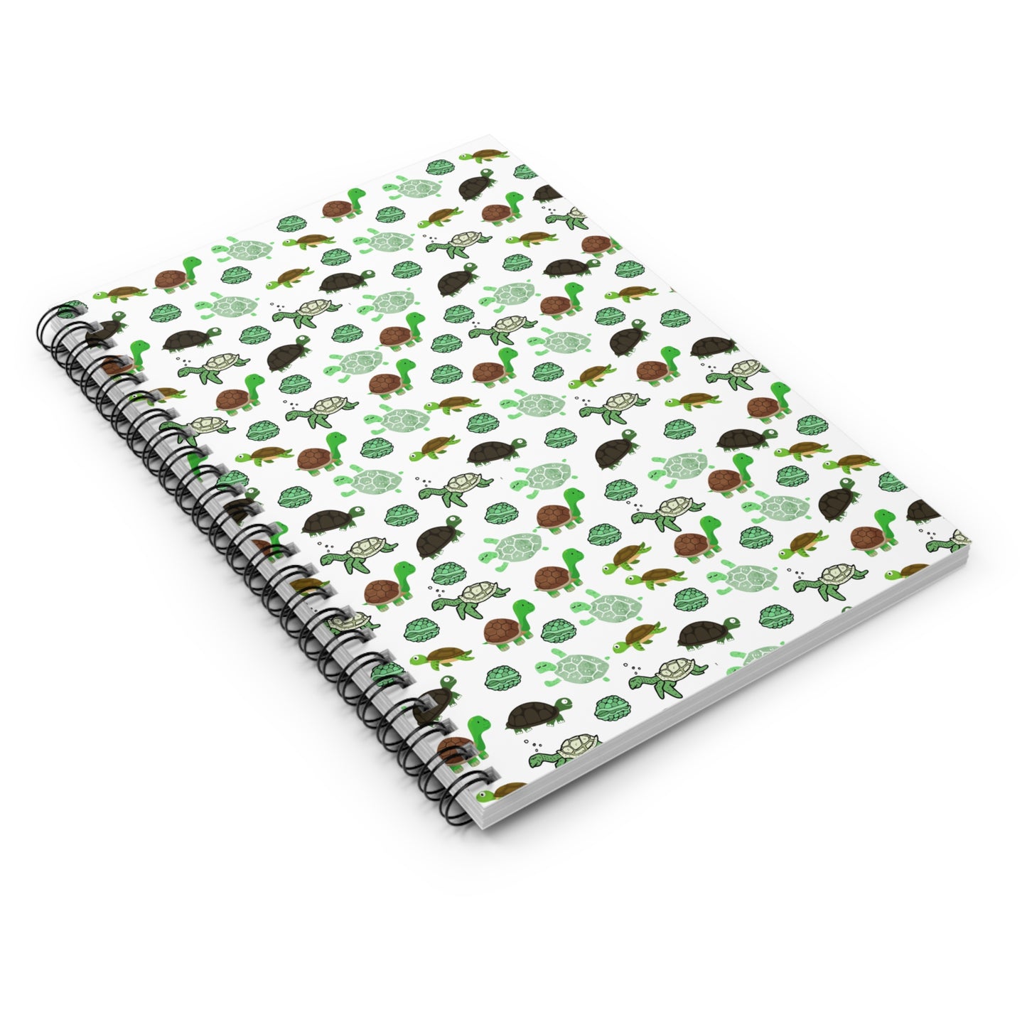 Turtle spiral notebook- ruled line