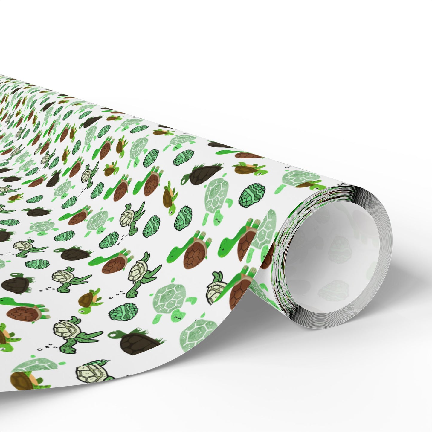 All over print turtle wrapping paper