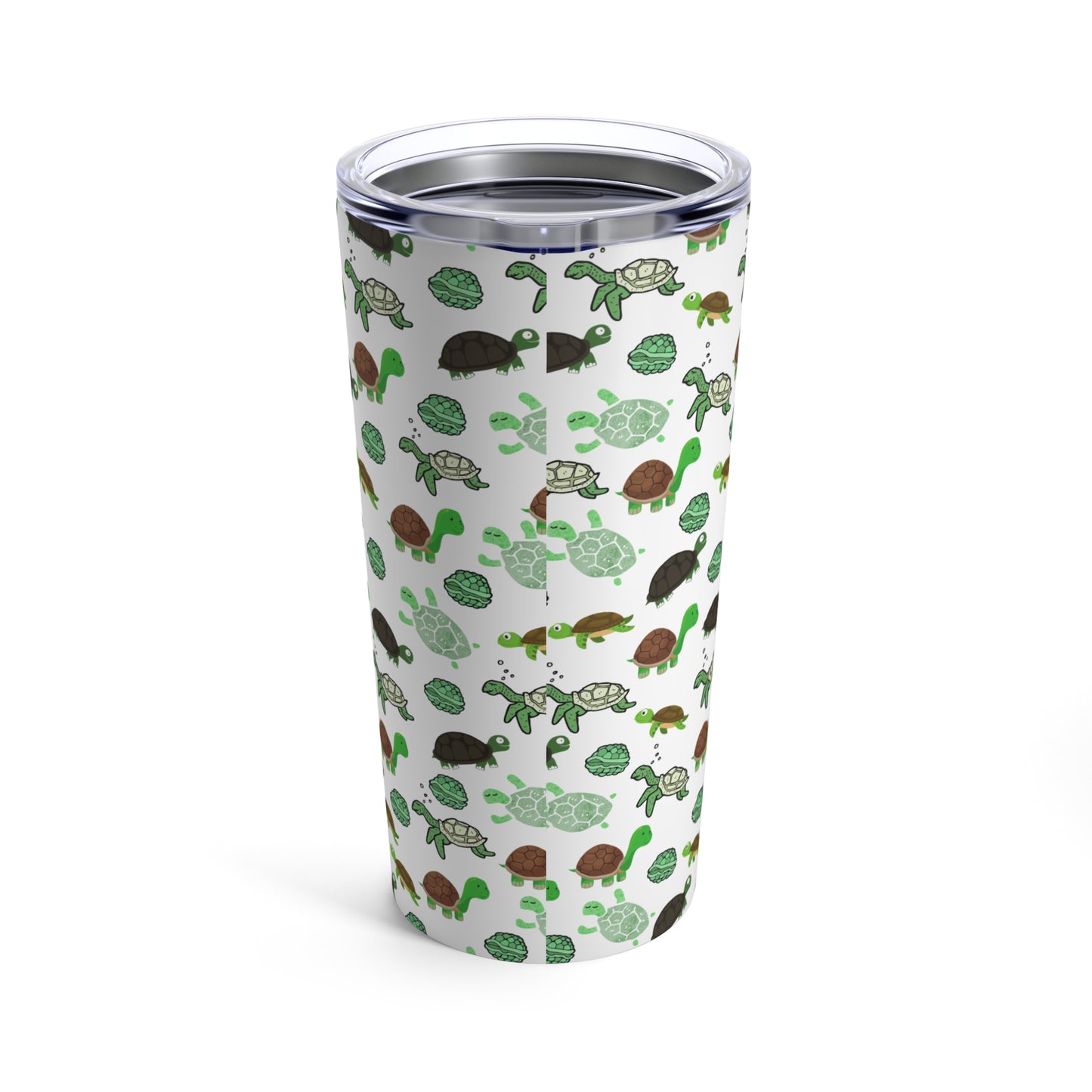 Turtle all over print tumbler 20oz