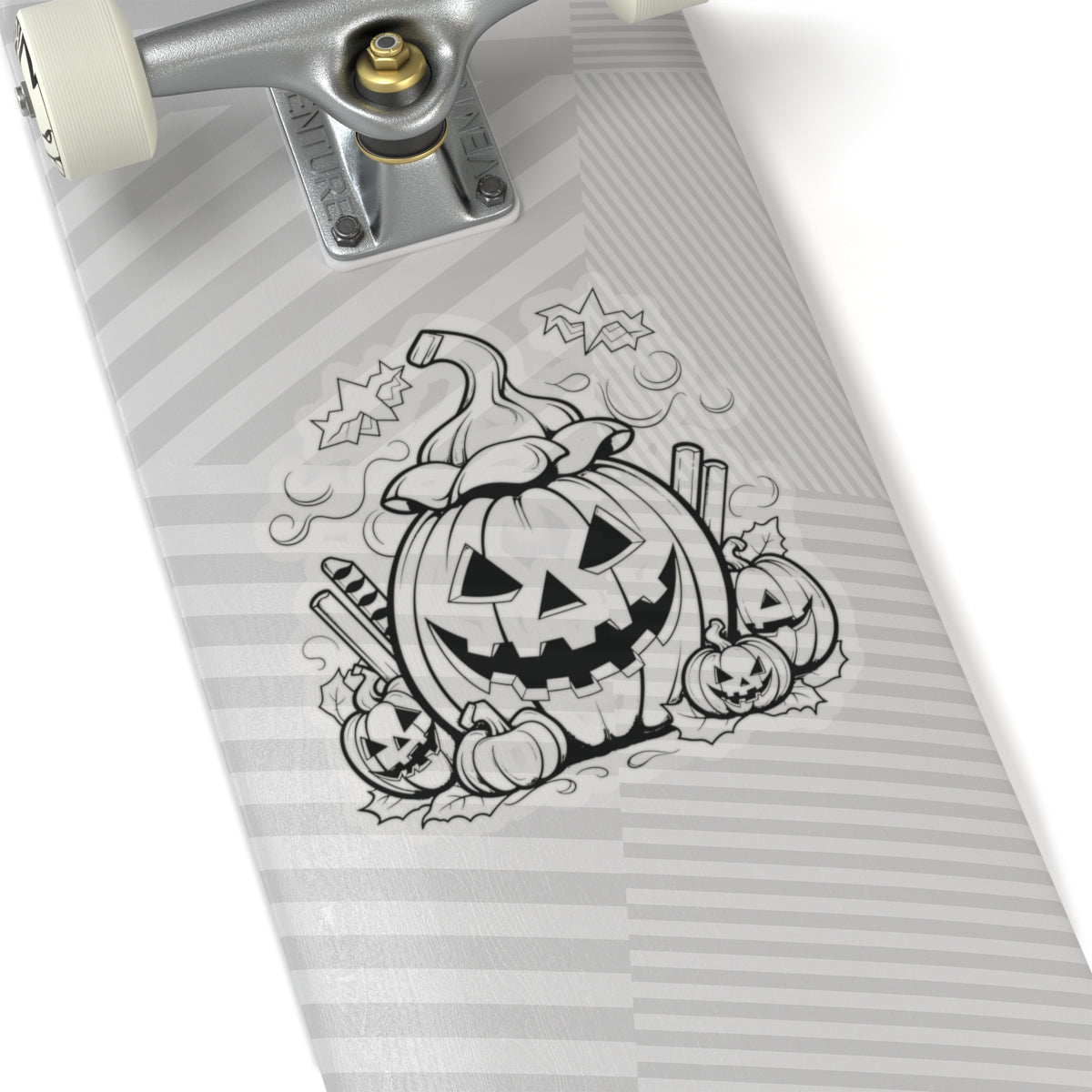 Spooky Halloween pumpkin stickers