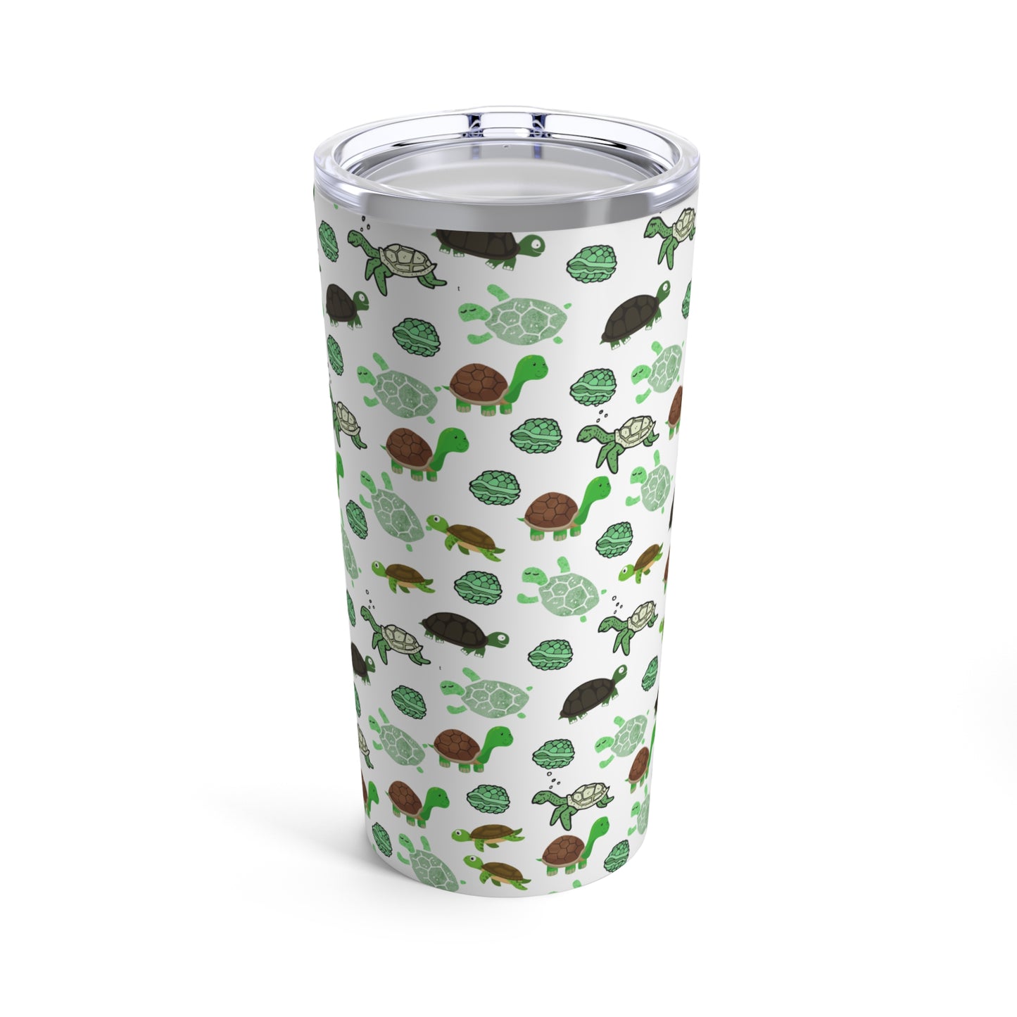 Turtle all over print tumbler 20oz