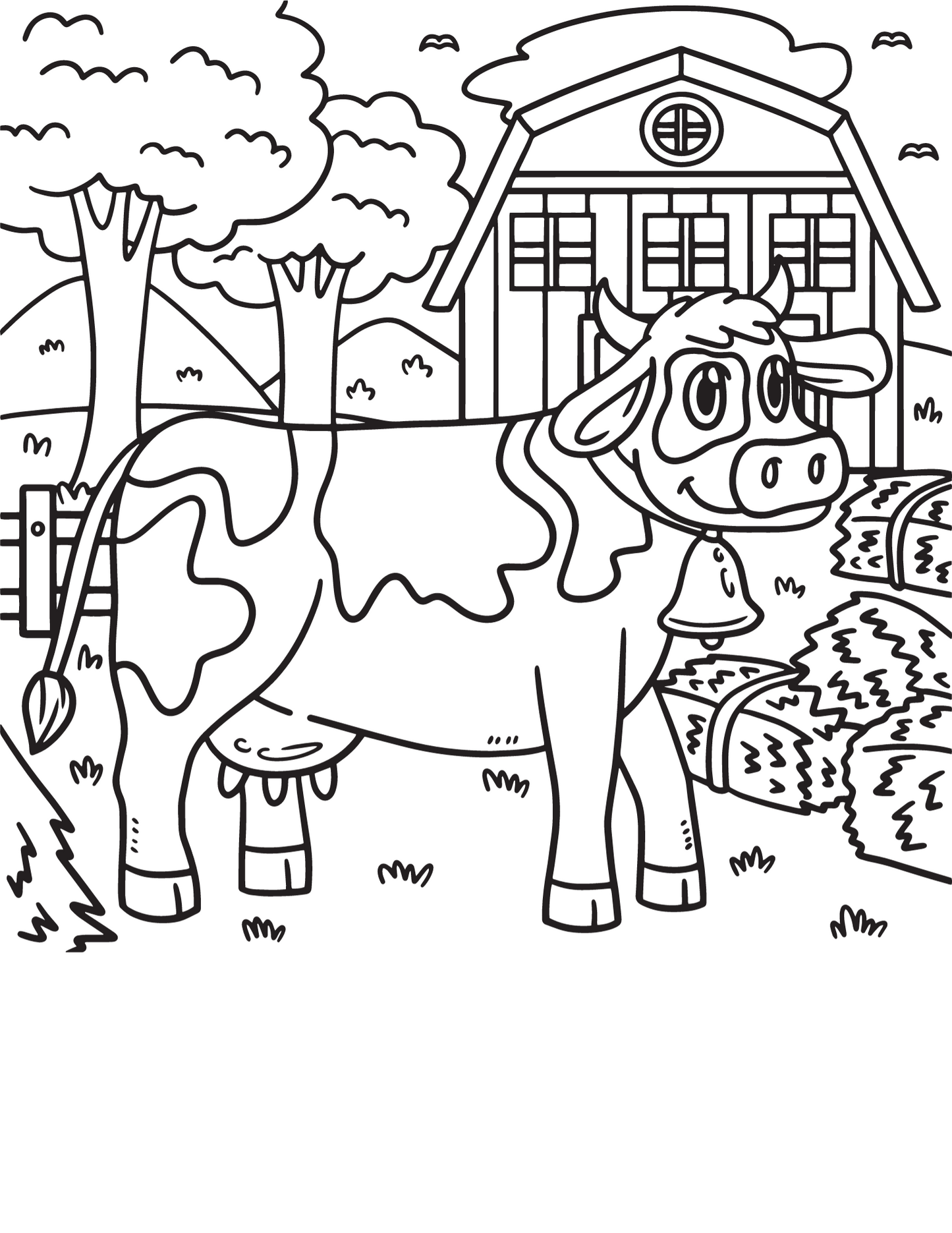 Animal coloring page digital prints available now