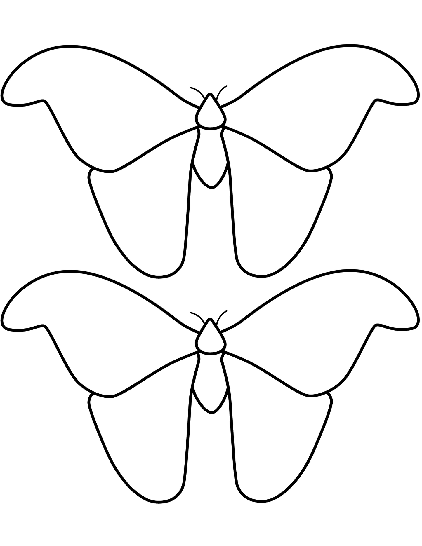 Butterfly coloring page digital download available now