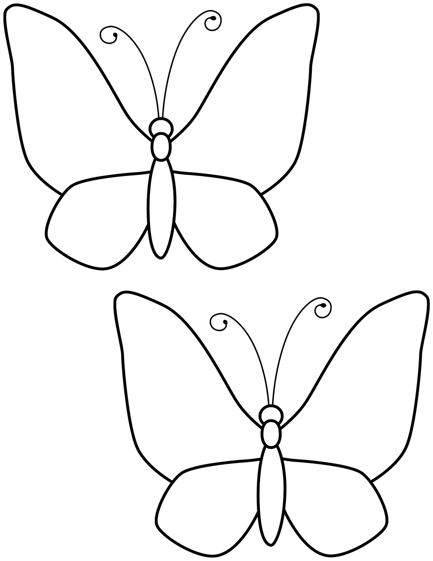 Butterfly coloring page digital download available now