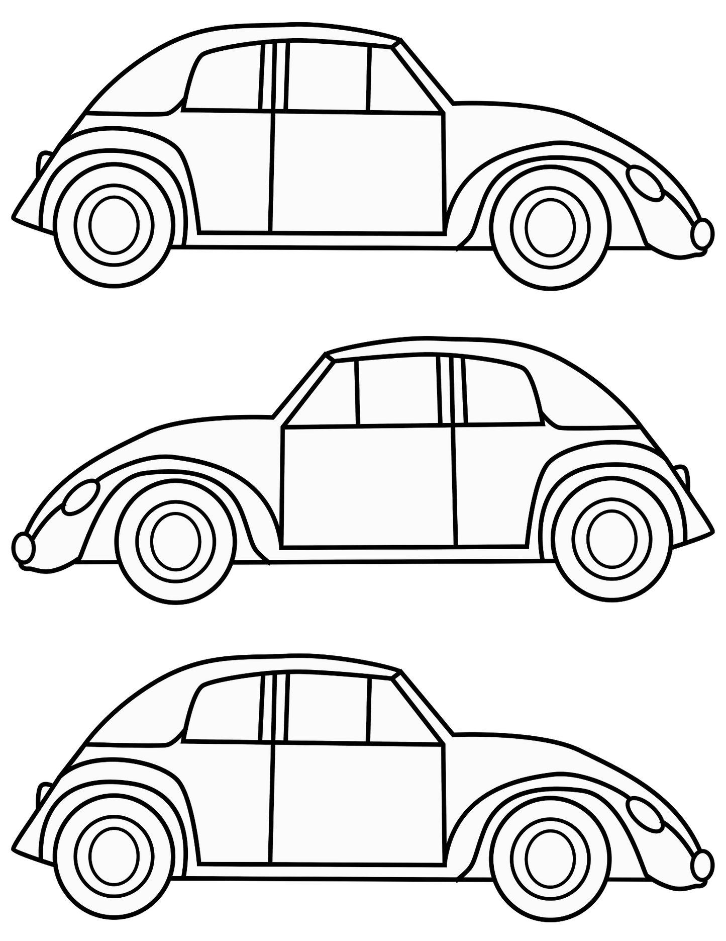 Coloring page car digital prints available now