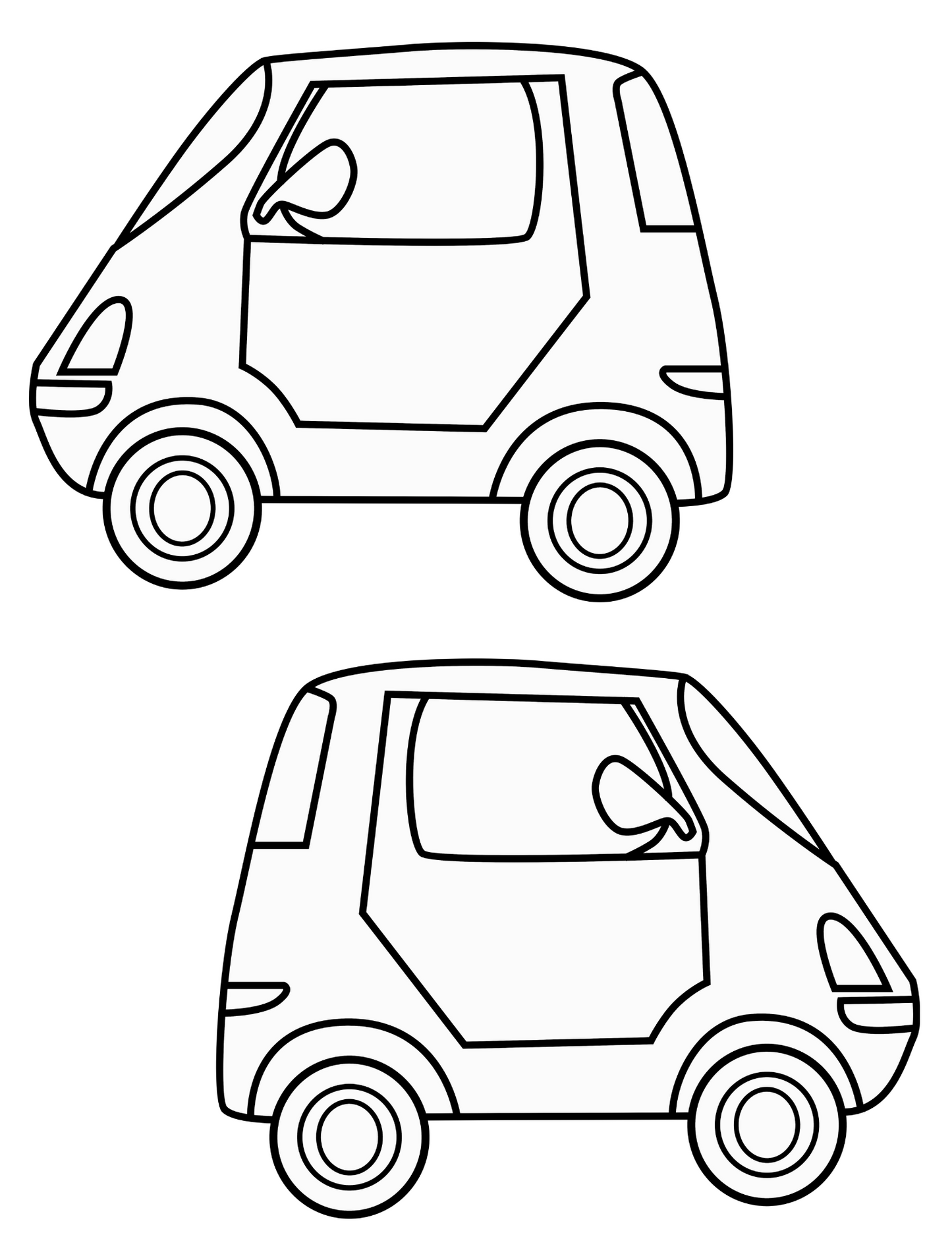 Coloring page car digital prints available now