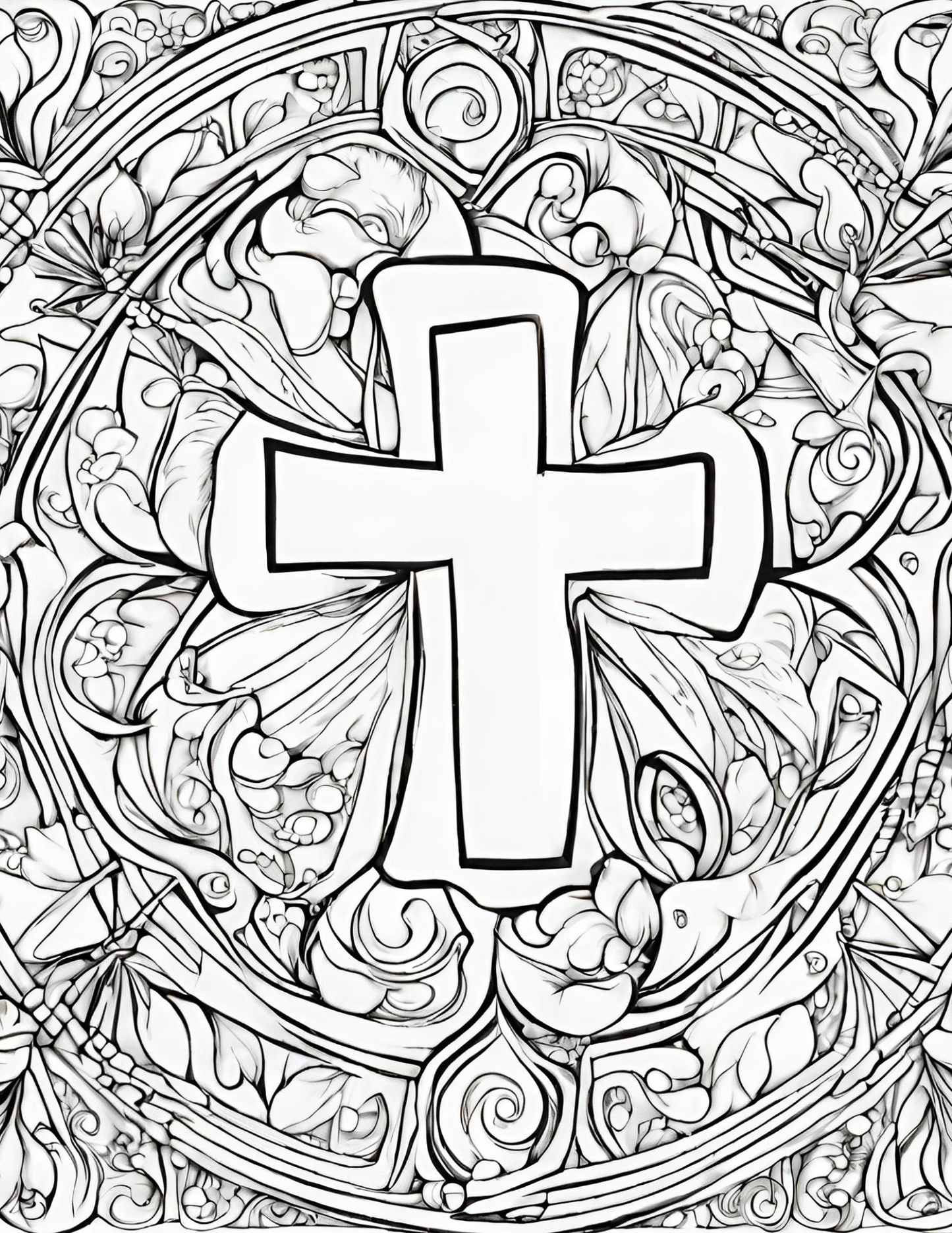 Christian printable coloring pages