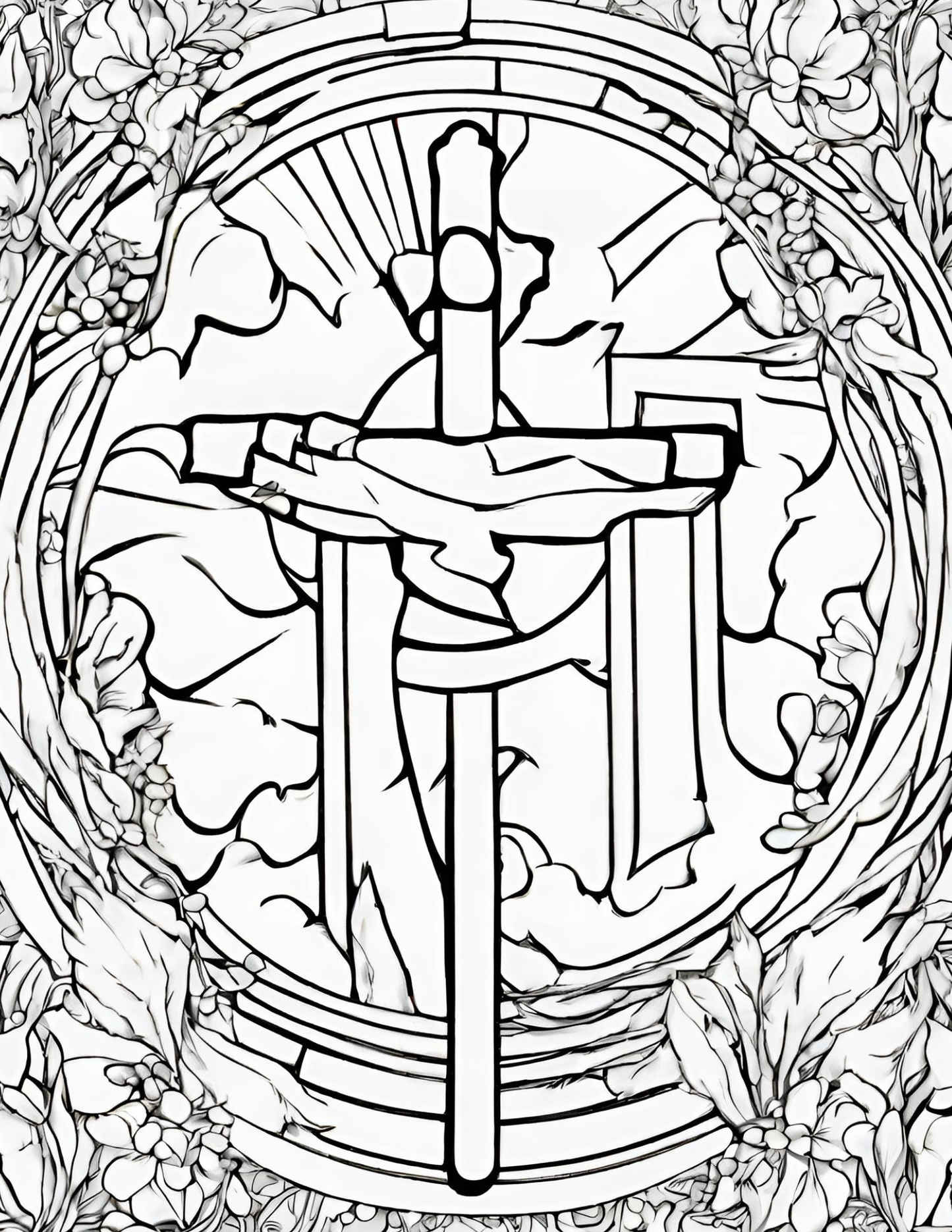 Christian printable coloring pages