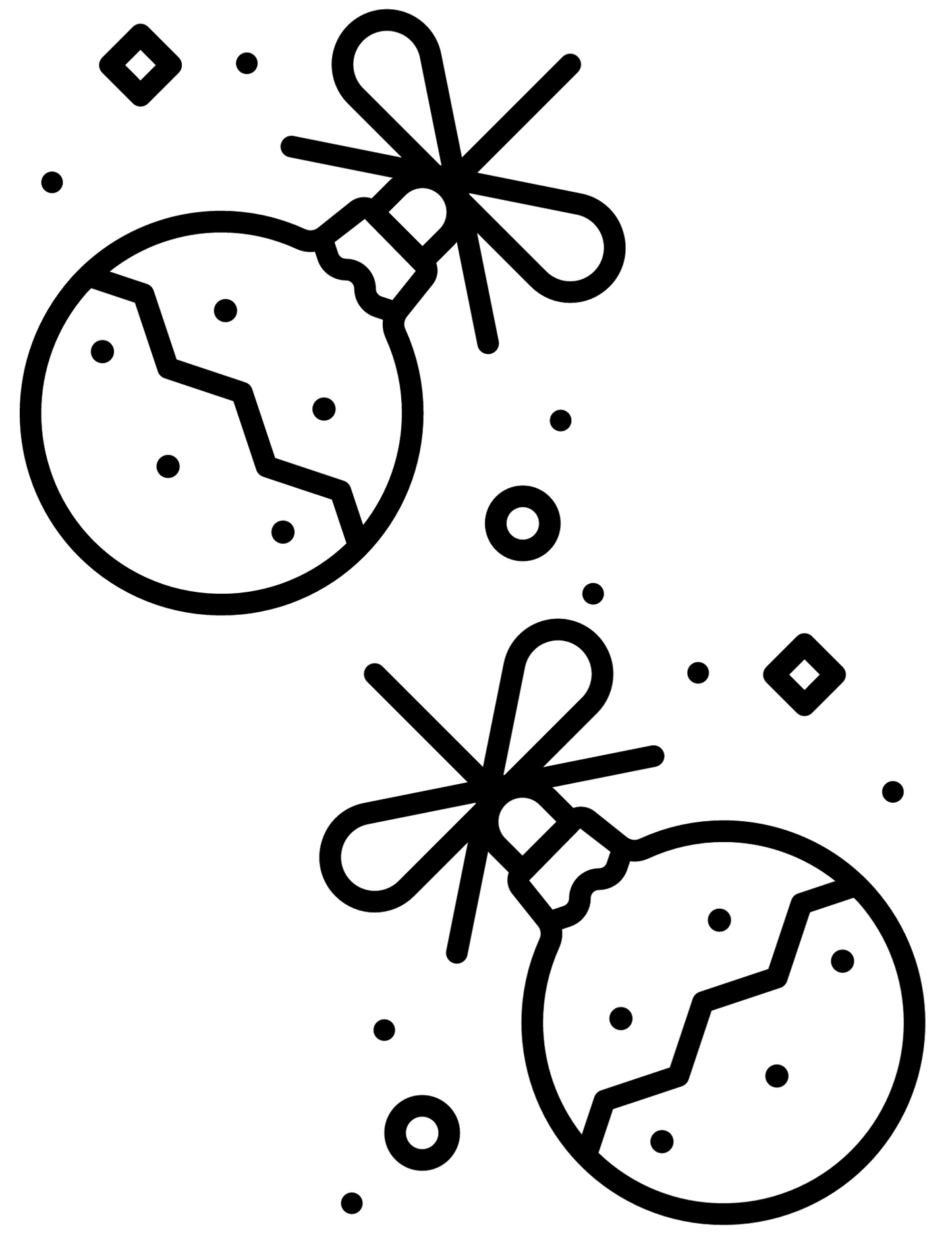 Christmas coloring pages digital prints available now