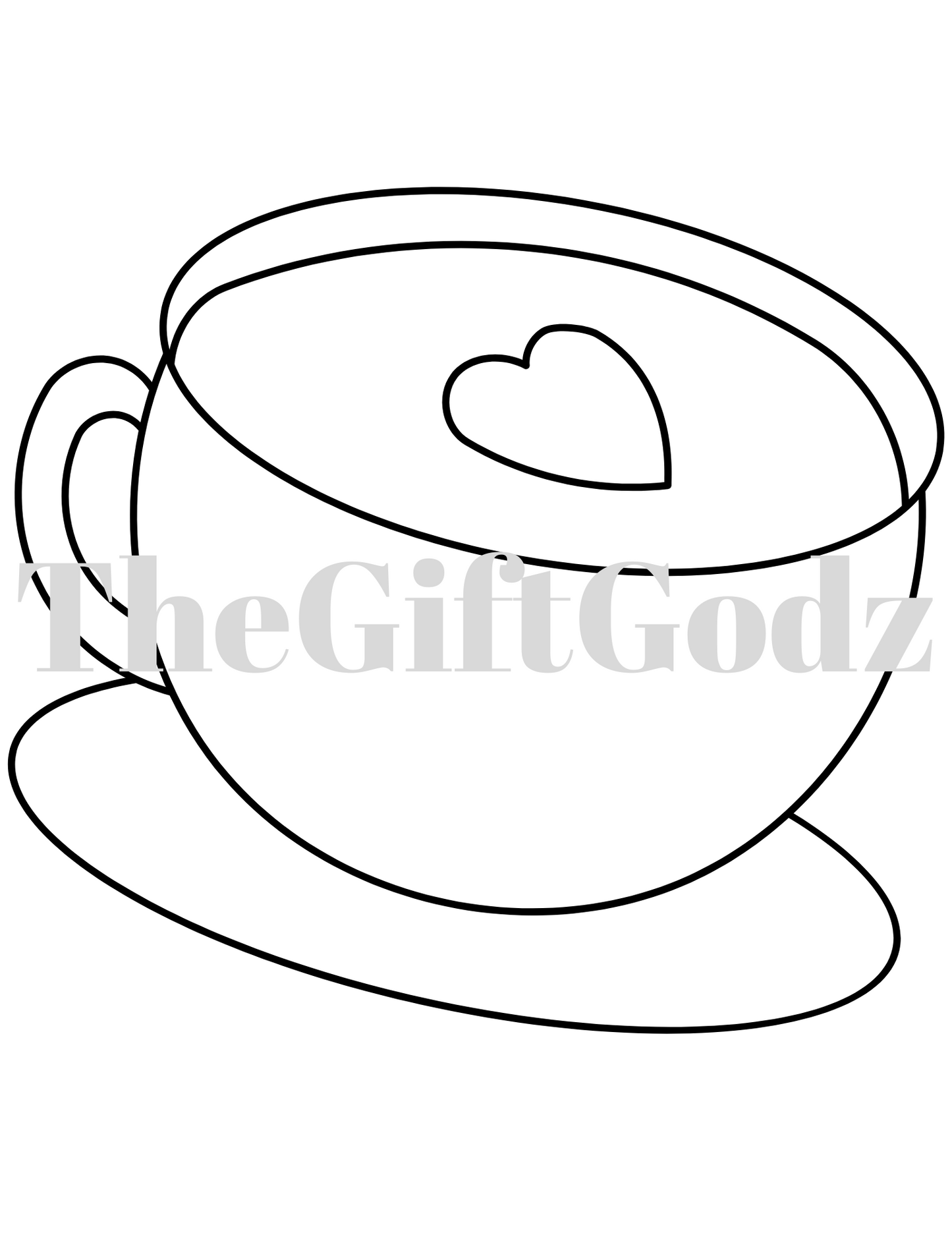 Coffee mugs printable coloring sheets