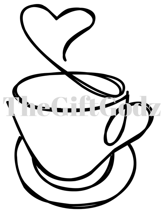 Coffee mugs printable coloring sheets