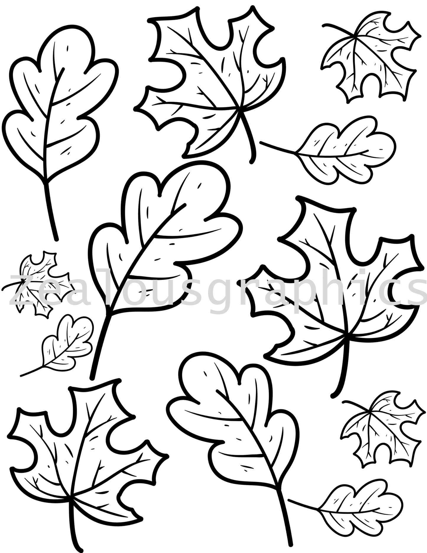 Cozy coloring sheet autumn fall digital download