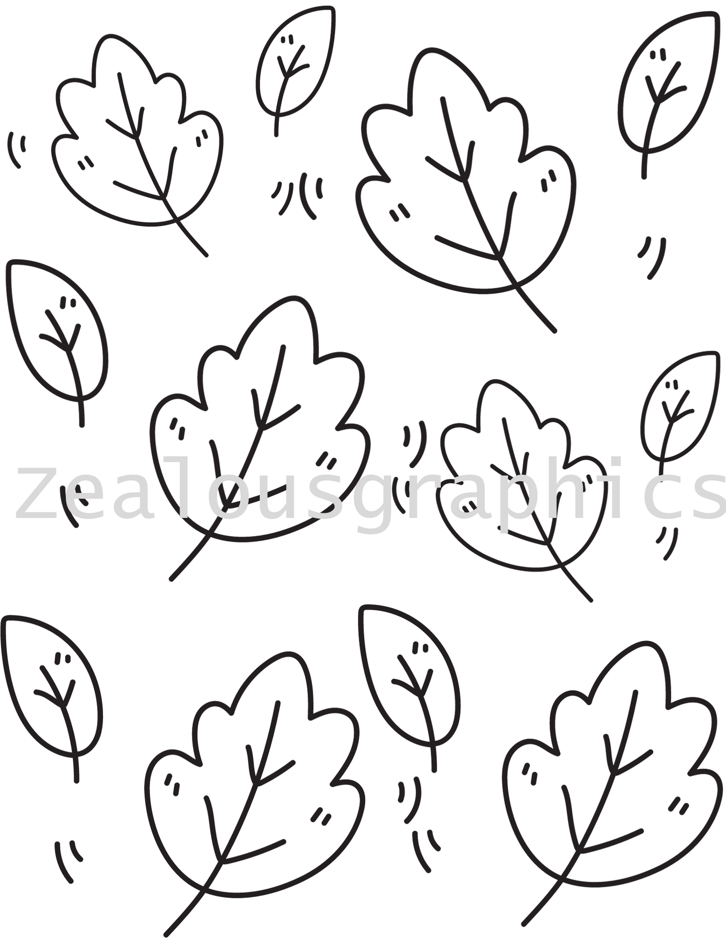 Cozy coloring sheet autumn fall digital download