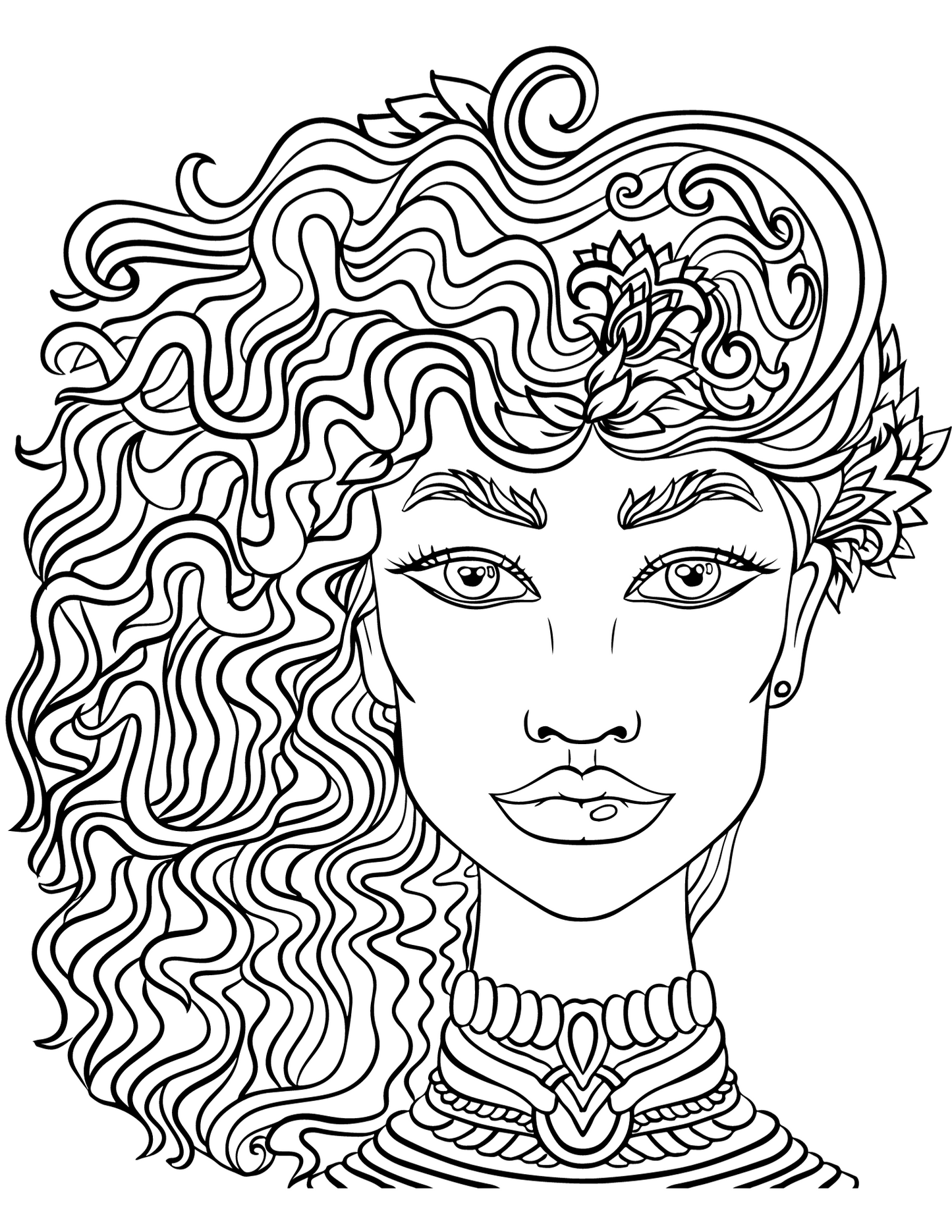 Cute coloring pages adult digital creations