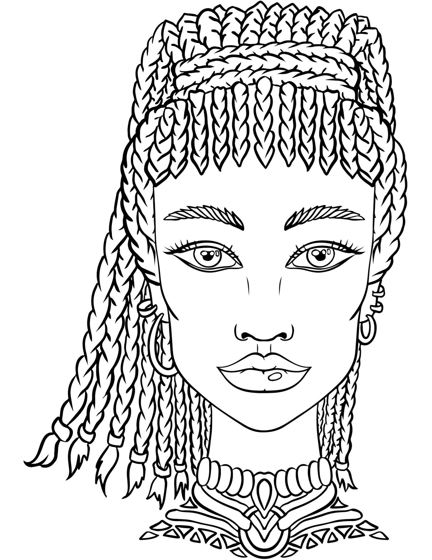 Cute coloring pages adult digital creations