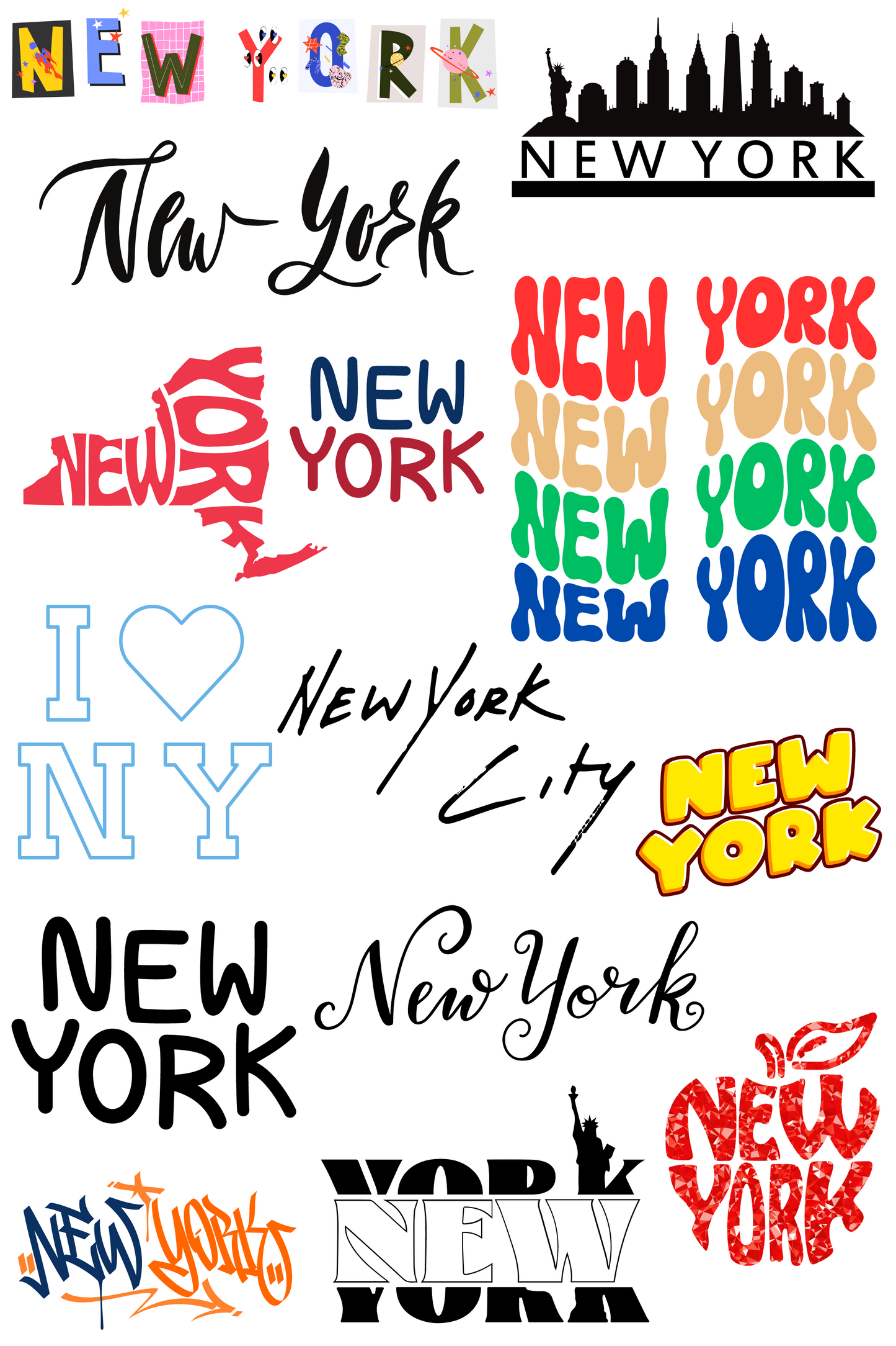 New York wall art digital download