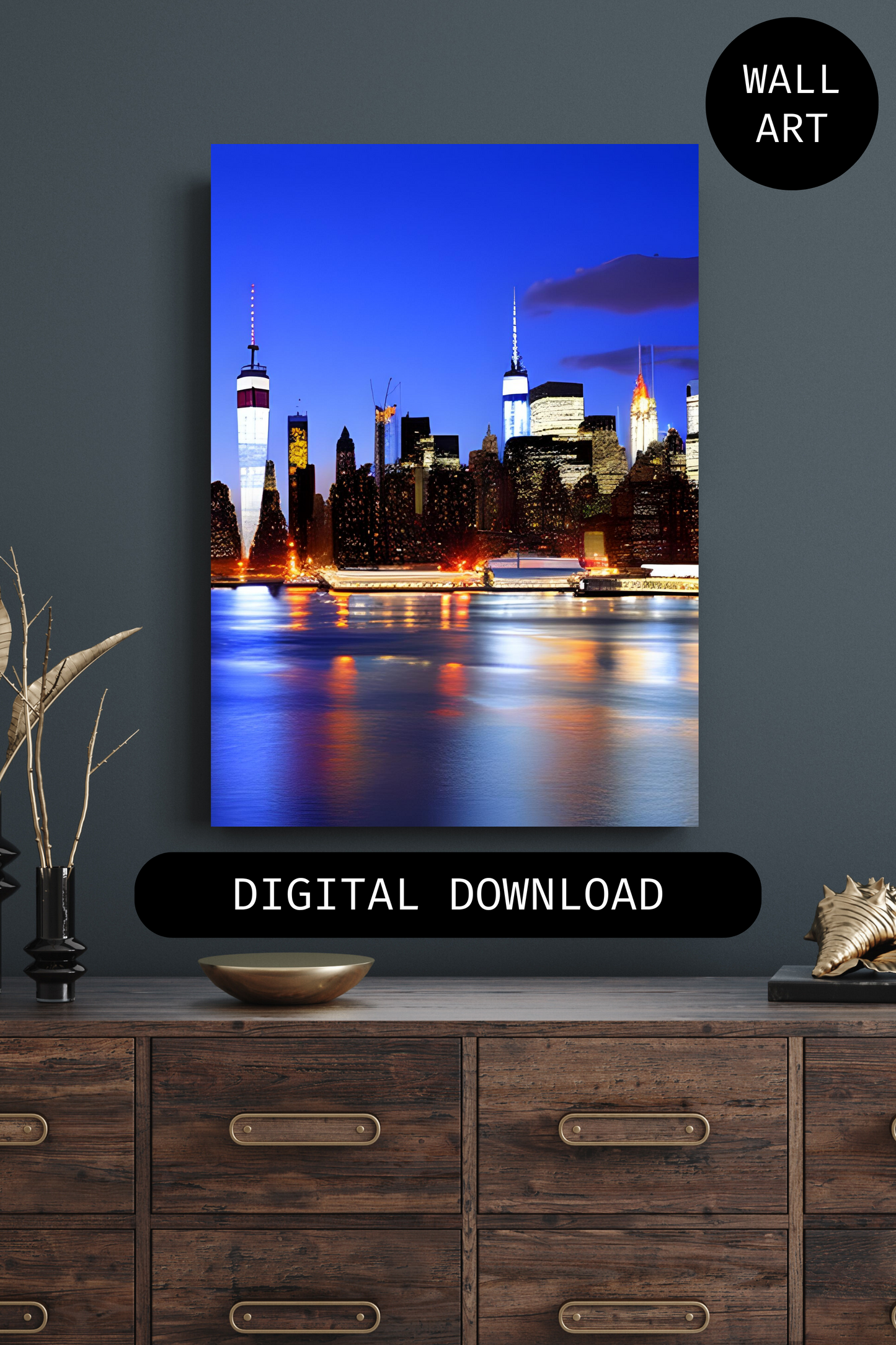 New York wall art digital download