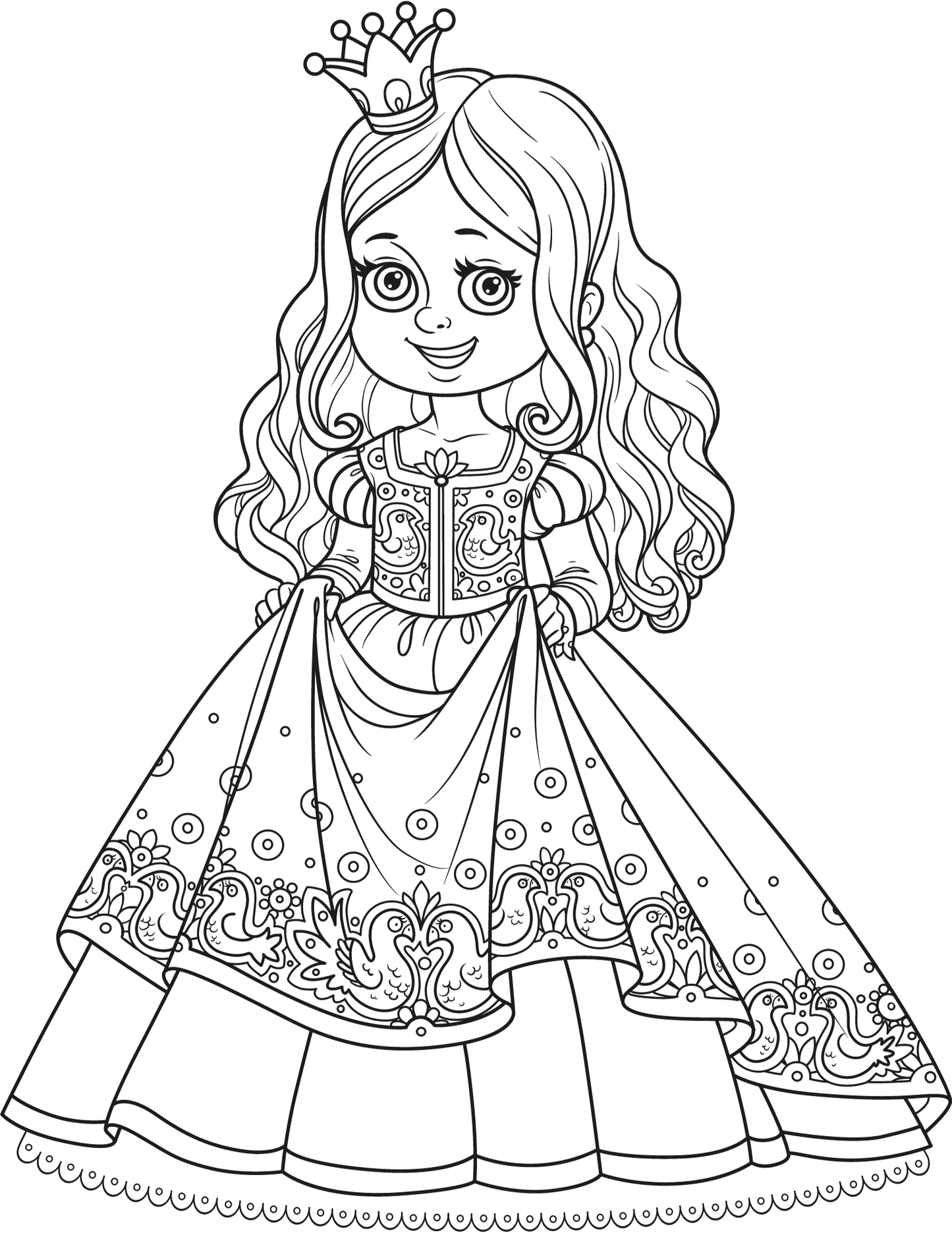 Princess coloring pages