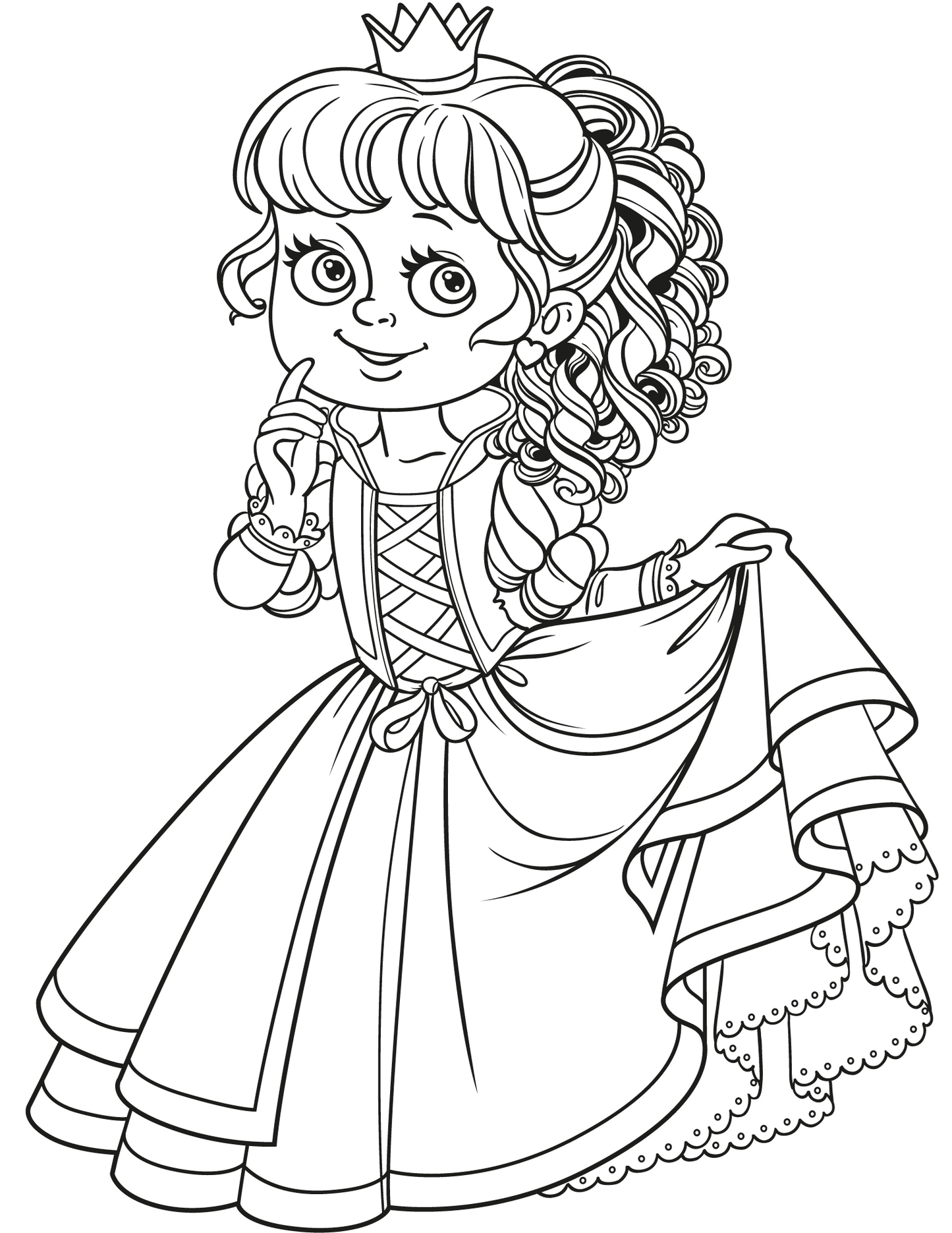 Princess coloring pages