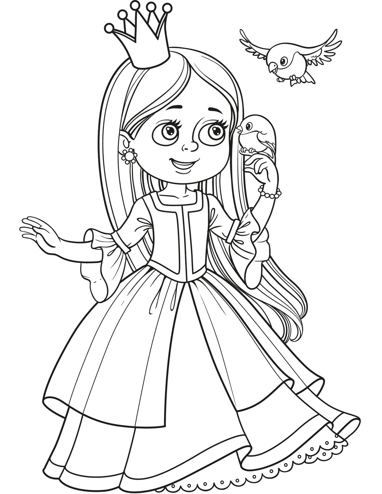 Princess coloring pages