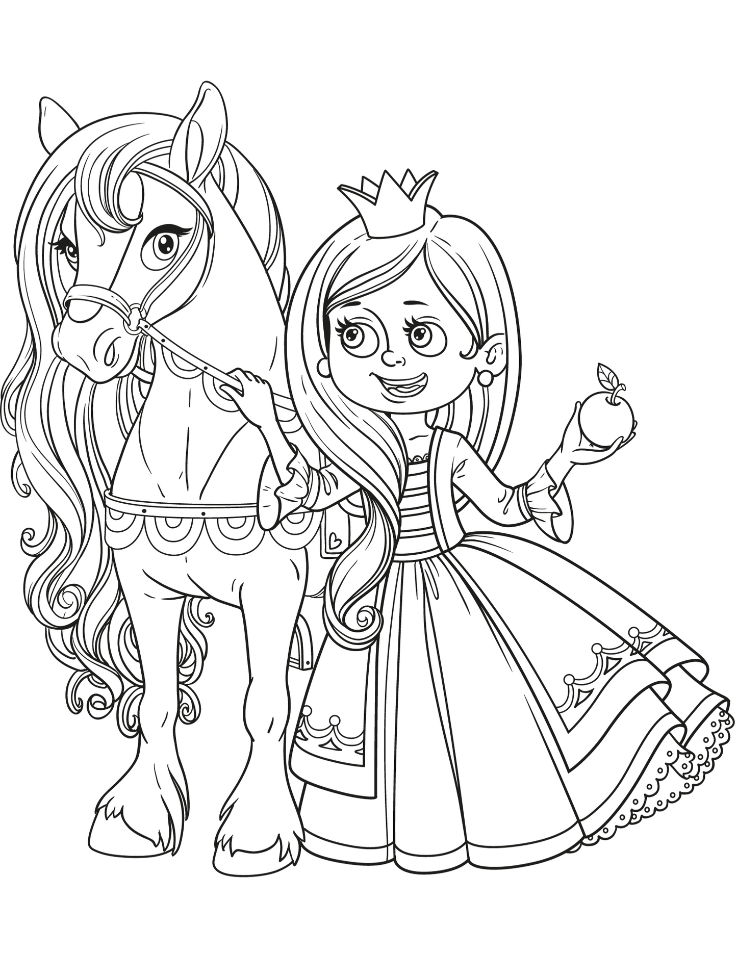 Princess coloring pages