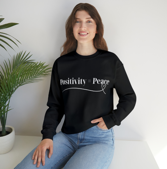 The power of positive thinking sweatshirt