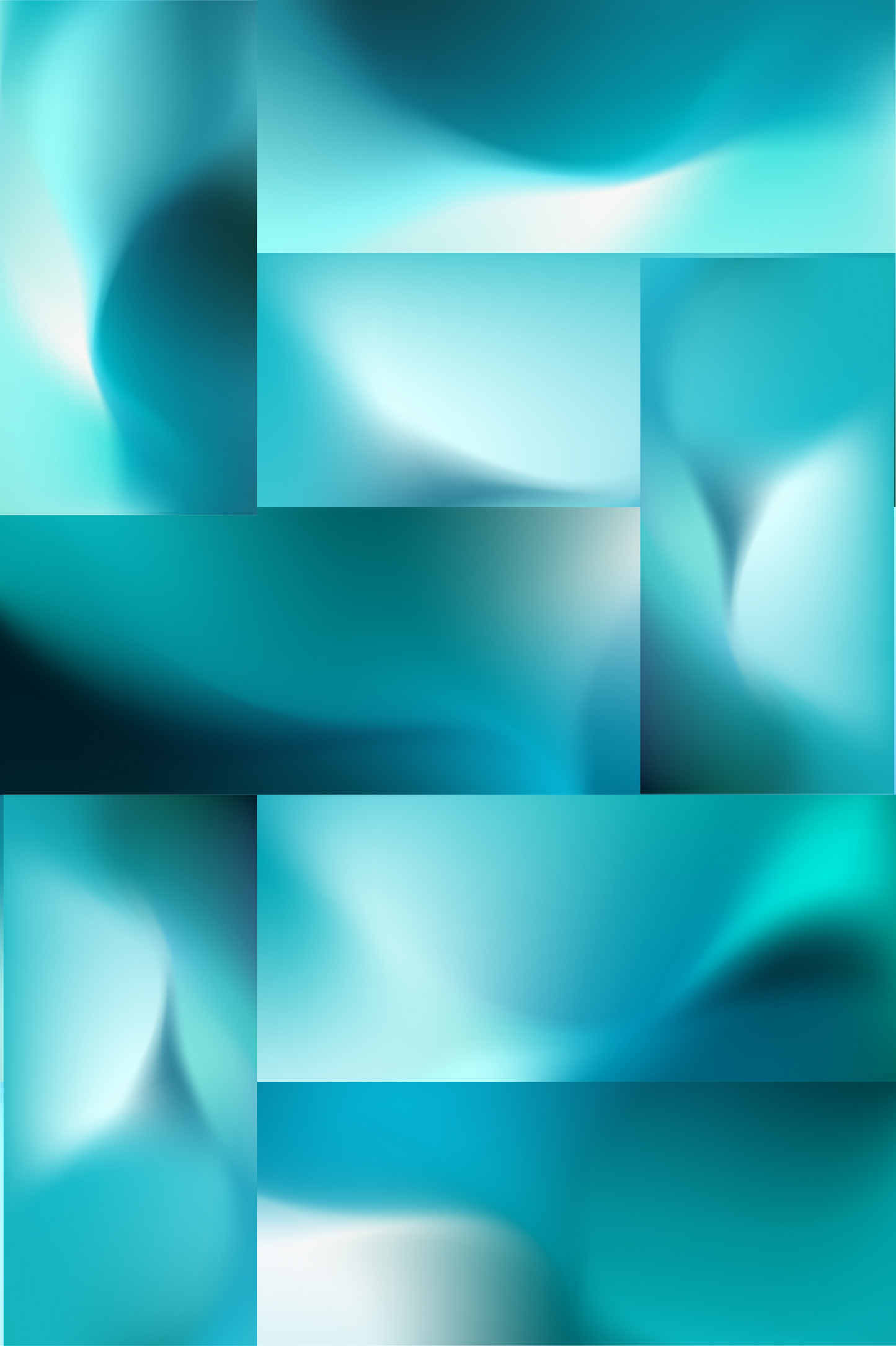 Teal wall decor digital download 24 x 36 PDF print