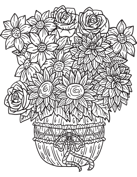 Thanksgiving coloring page digital download