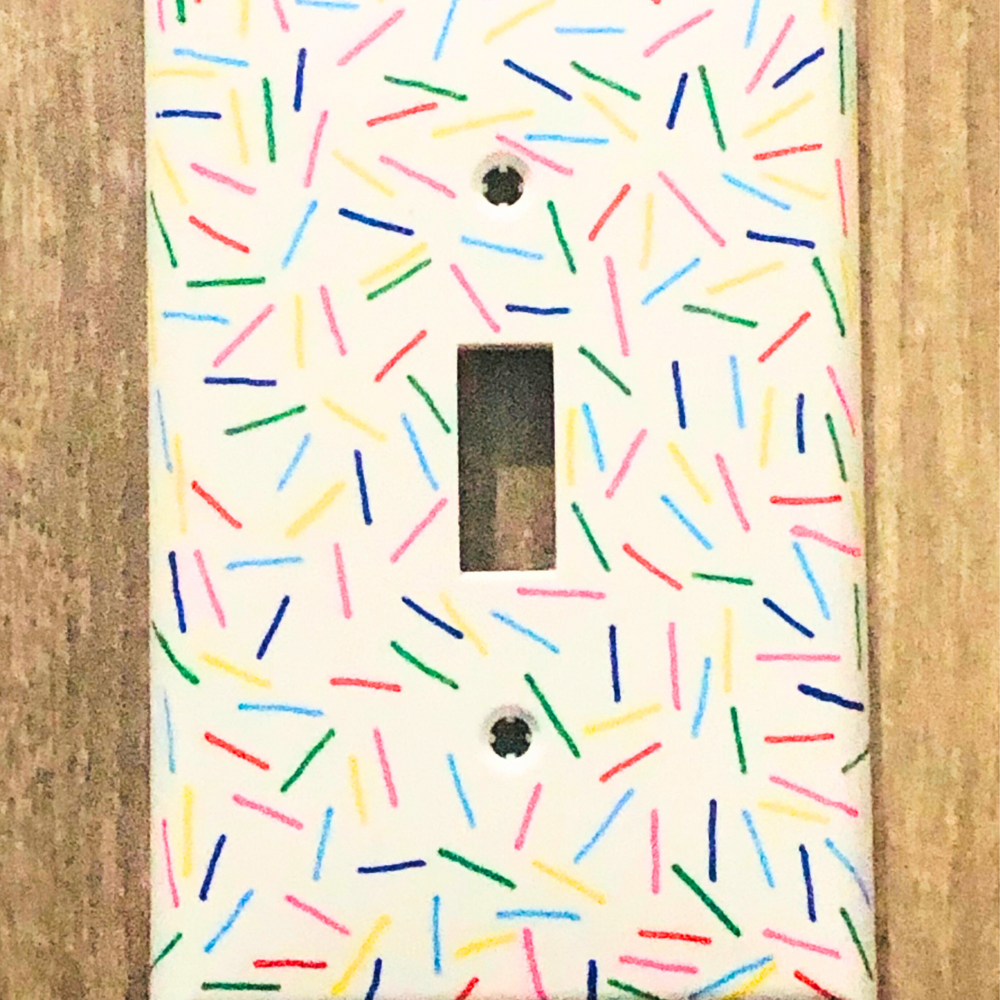 Art deco light switch cover handmade products