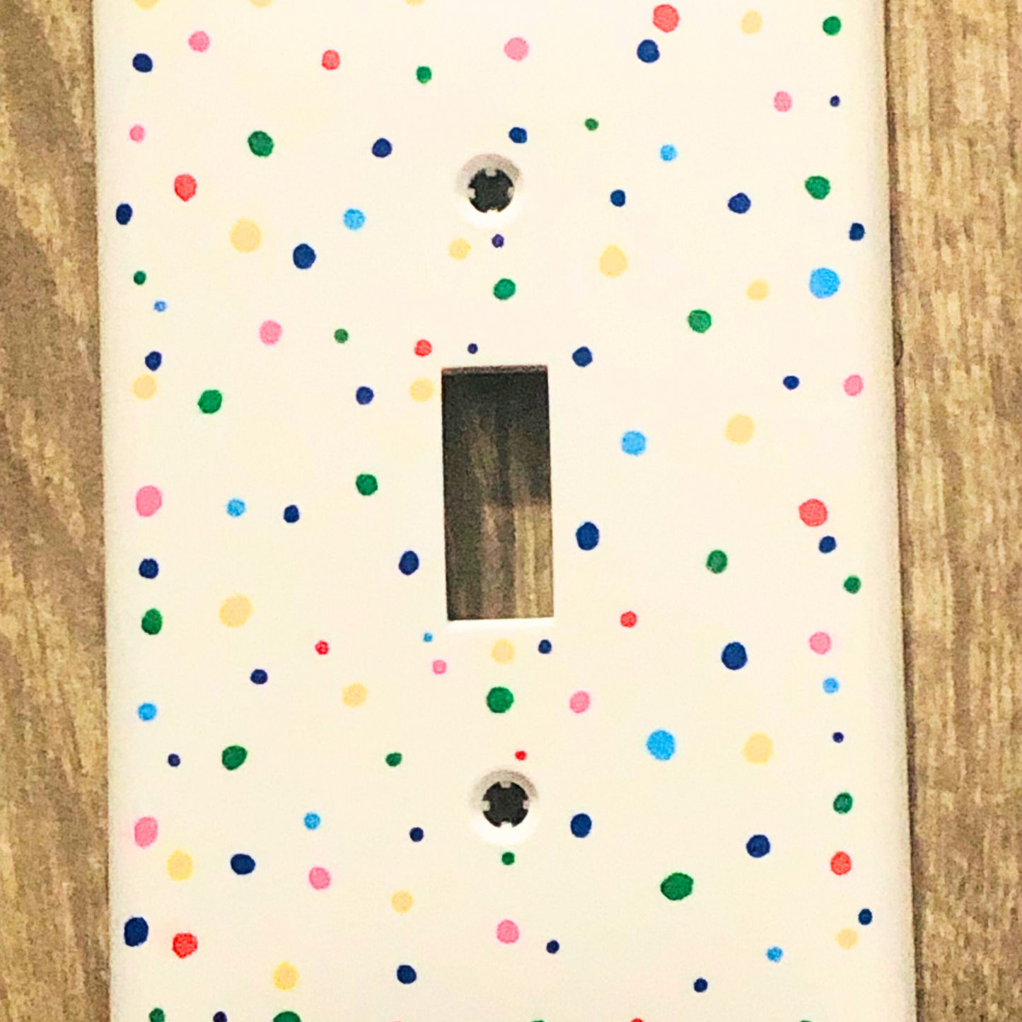 Art deco light switch cover handmade products