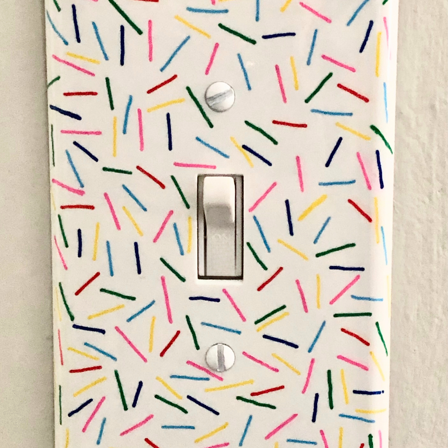 Art deco light switch cover handmade products